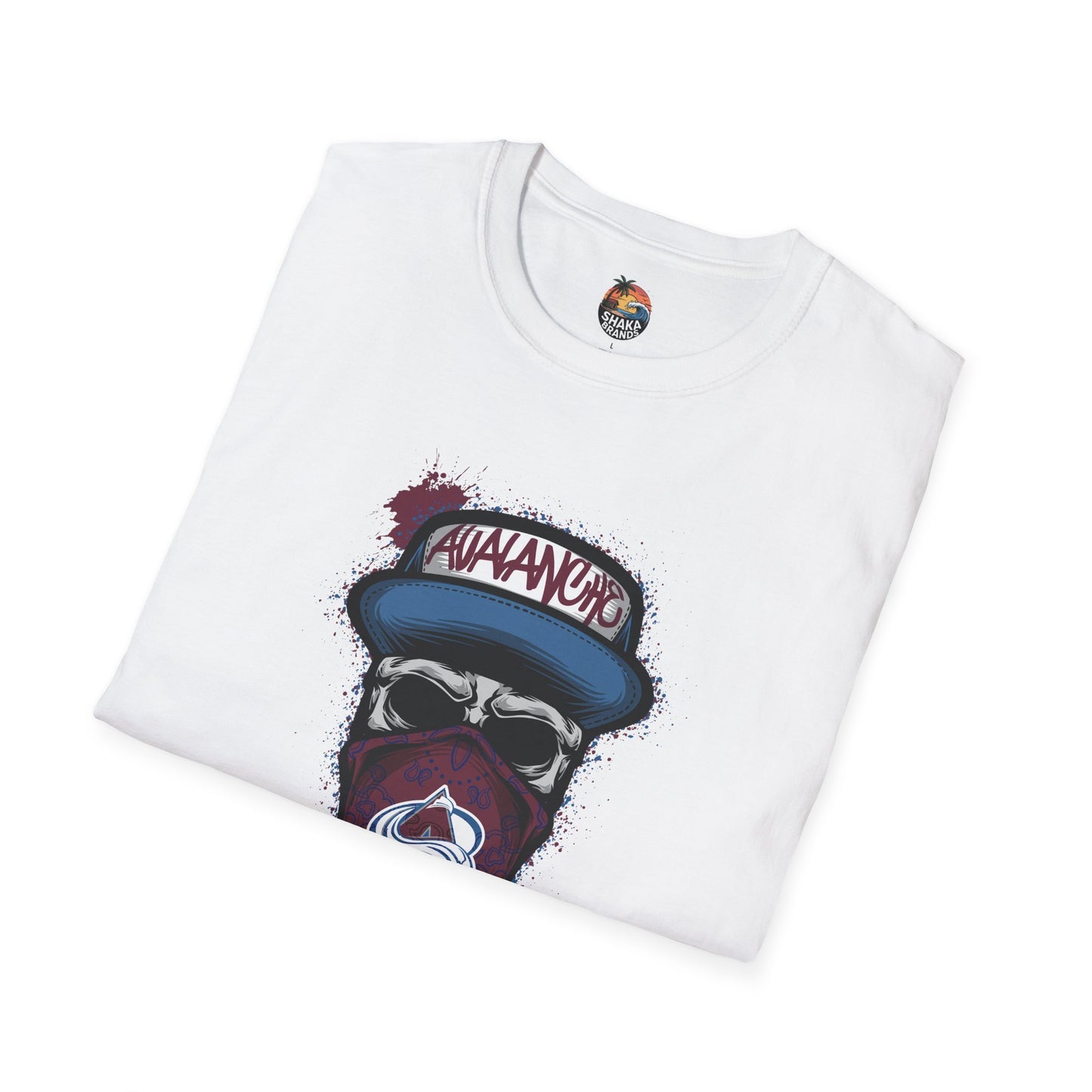 Avalanche Masked Skull T-Shirt with Cool Design, Trendy Casual Wear, Perfect Gift for Fans, Streetwear, Summer Fashion
