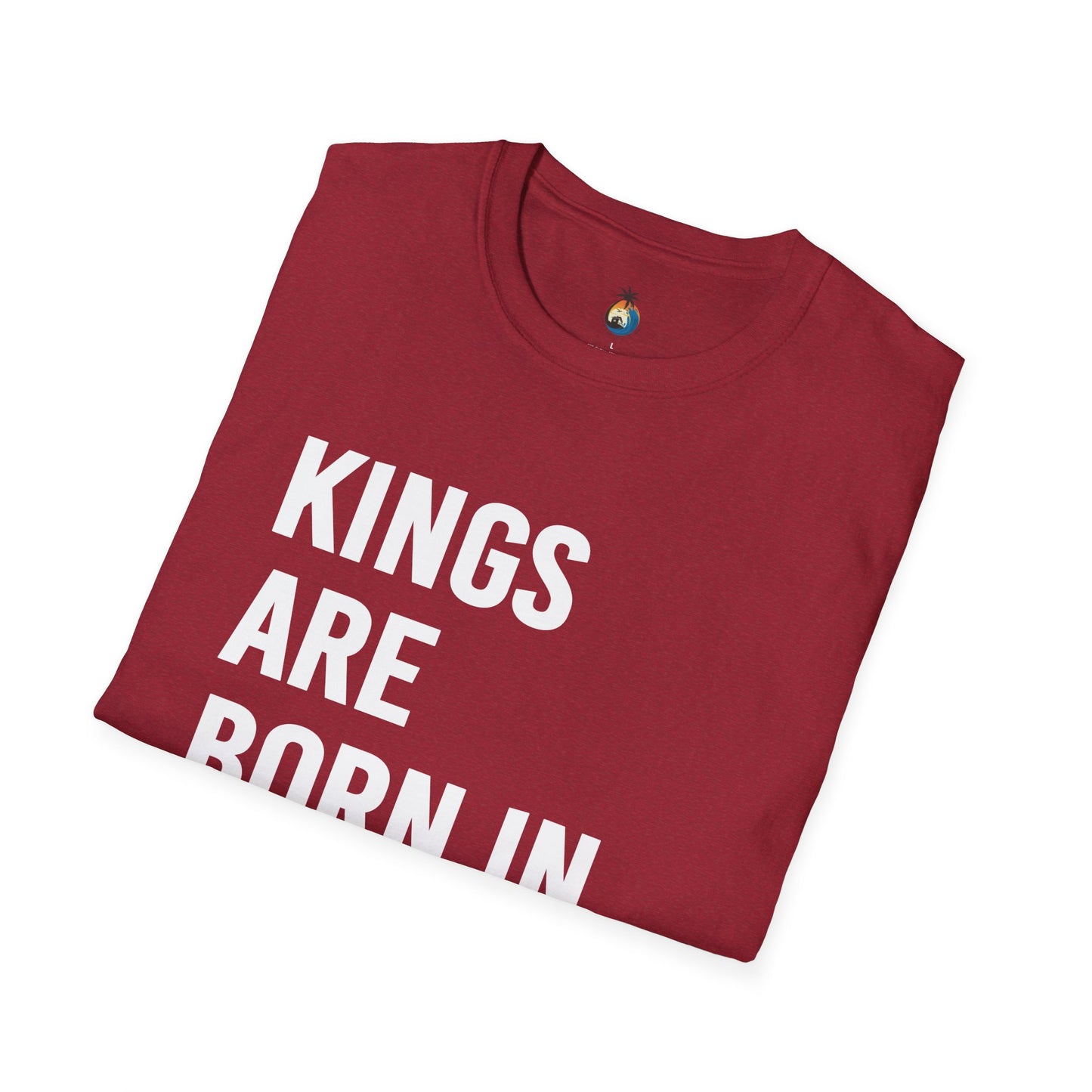 Kings Are Born In August T-Shirt, Unisex Softstyle Tee