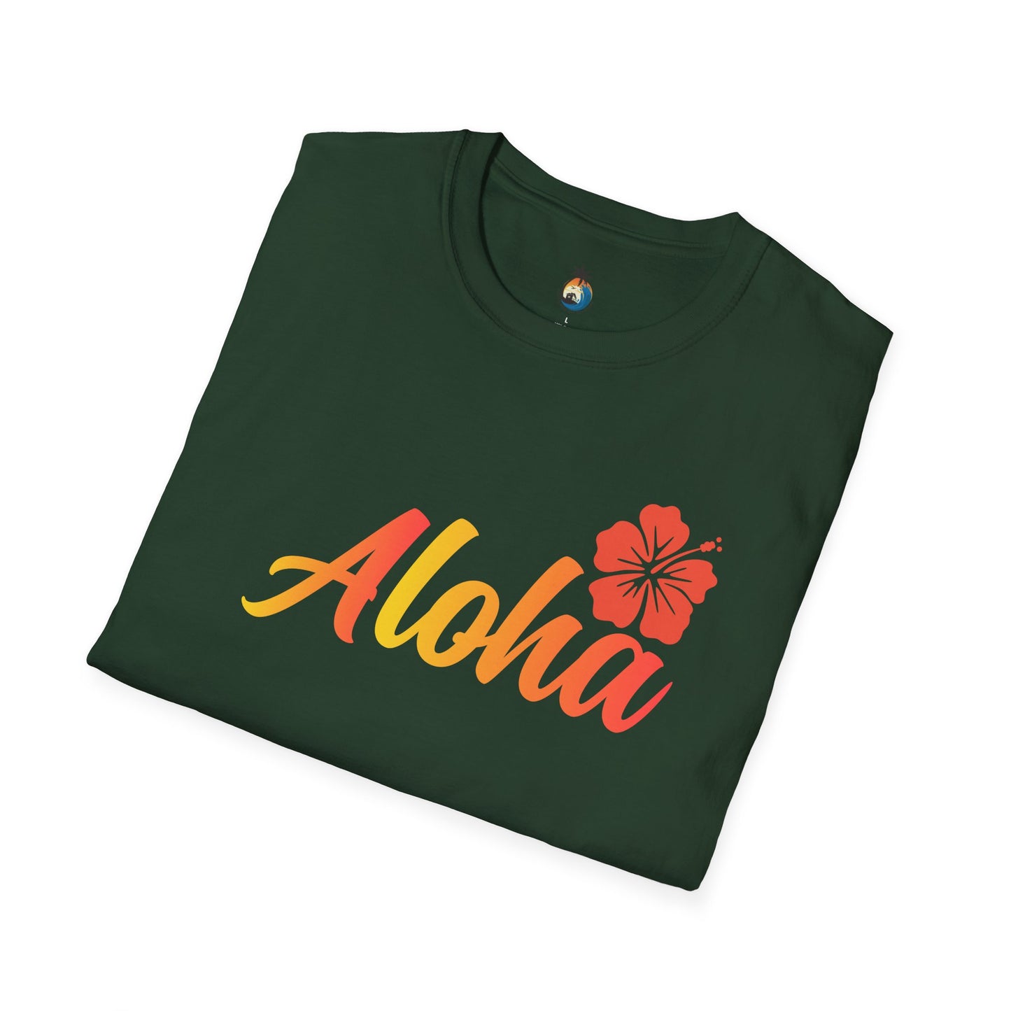 Aloha Floral Unisex T-Shirt, Beachwear, Summer Vibe, Vacation Tee, Tropical Gift, Casual Wear