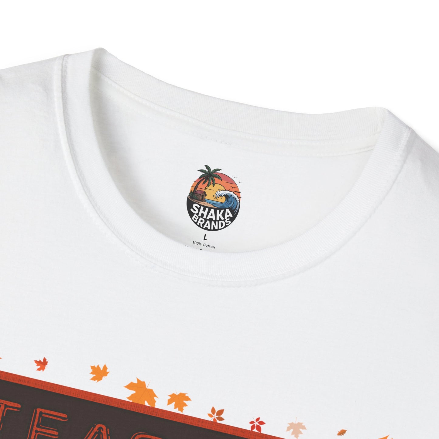 Halloween Teacher T-Shirt with Pumpkins, Spooky Costume Tee, Fall Festival Shirt, Autumn Gift for Educators, Halloween Party Top