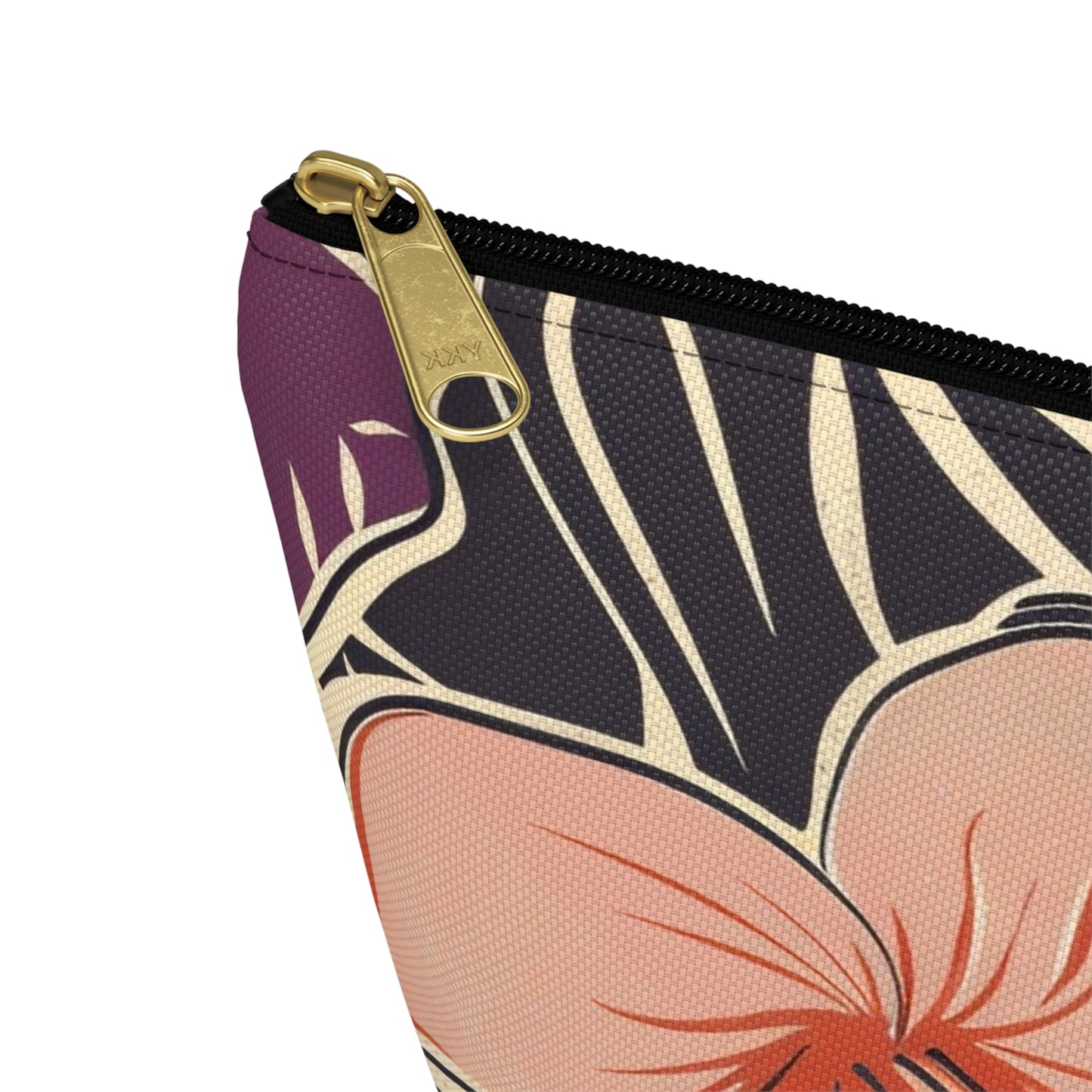 Tropical Floral Accessory Pouch - Makeup Bag, Travel Organizer, Journaling Kit, Gift for Her, Summer Vibes