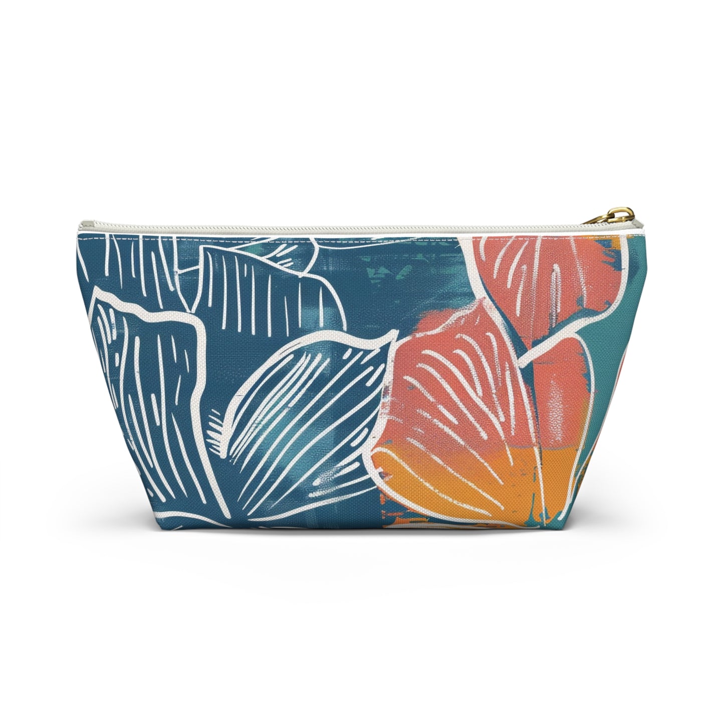 Tropical Floral Accessory Pouch | Chic Travel Bag, Makeup Organizer, Gift for Her, Summer Vibes, Eco-Friendly Design