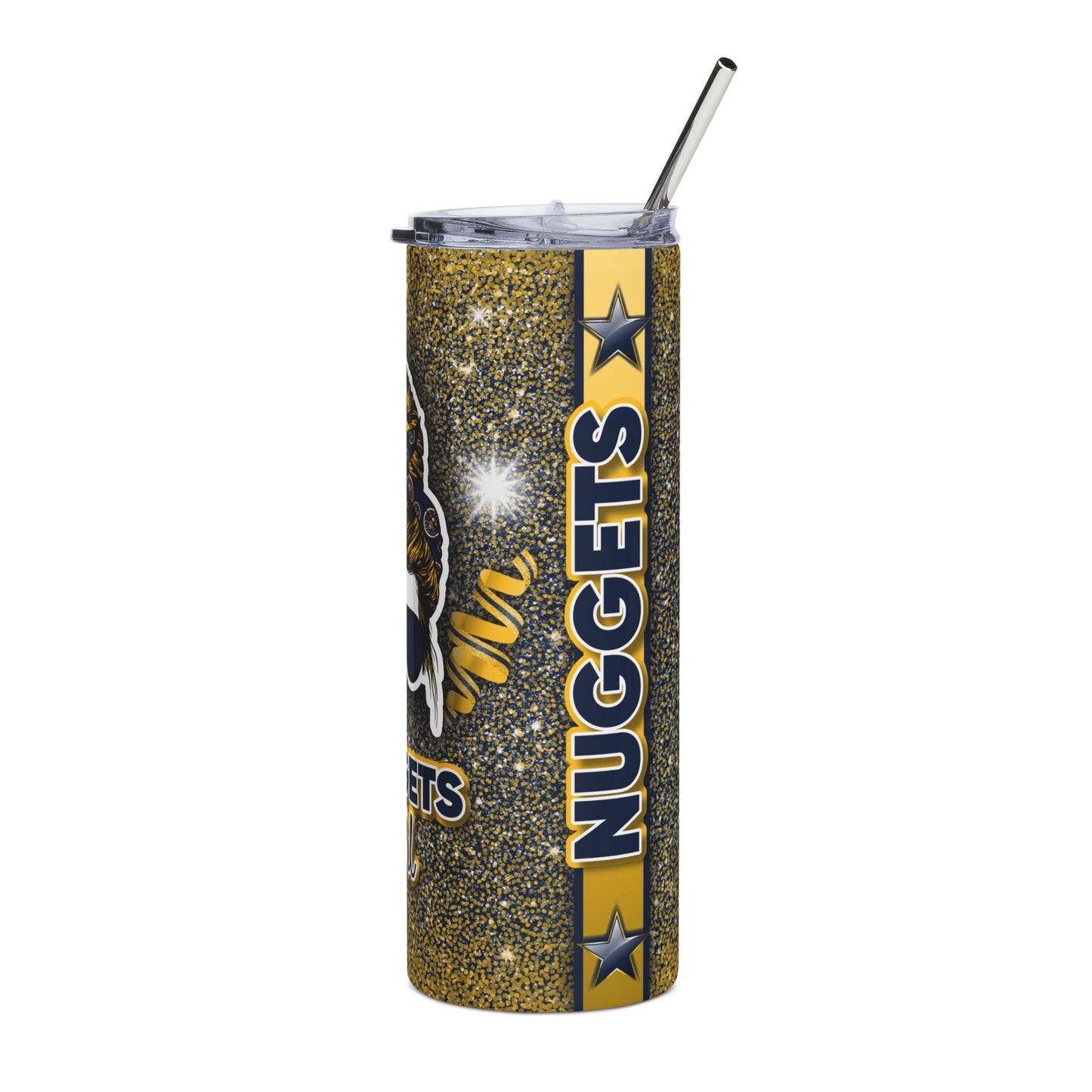 Nuggets Girl 20oz Stainless Steel Tumbler
