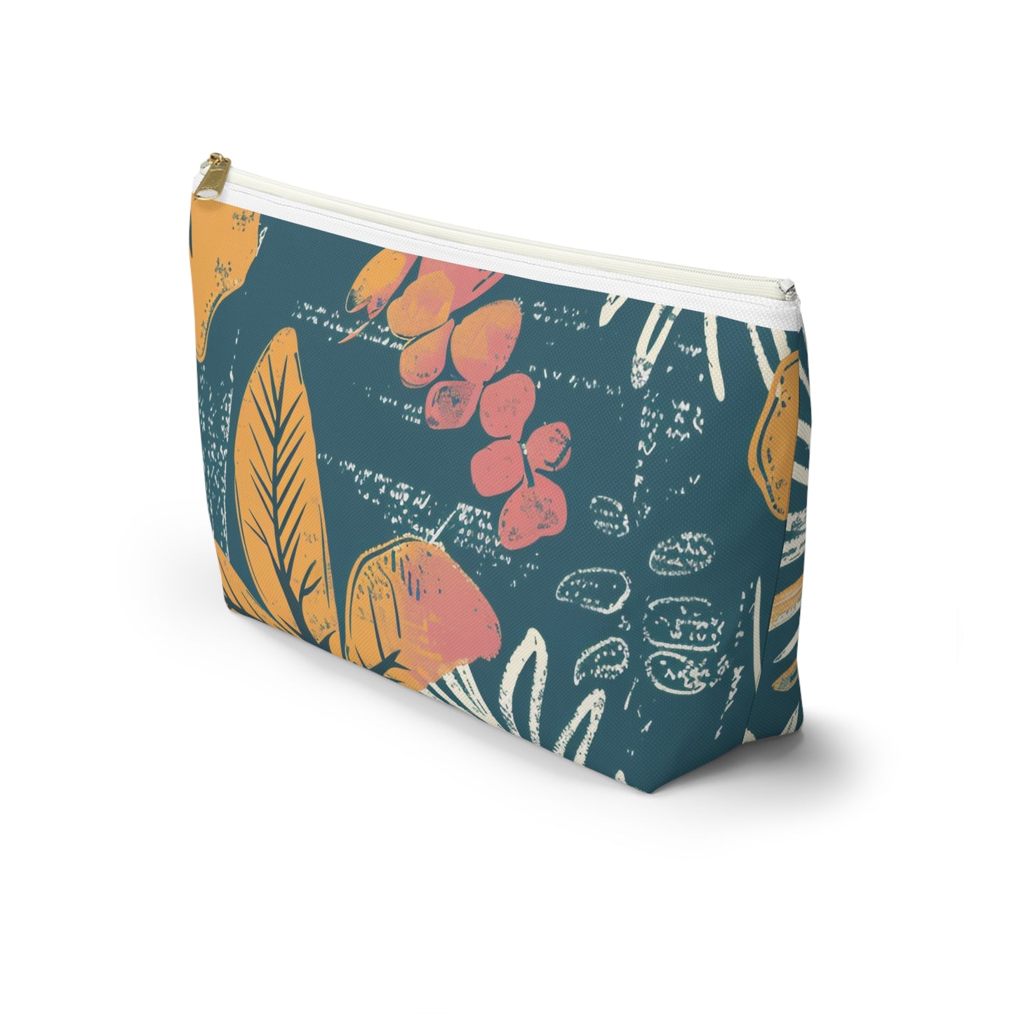 Tropical Floral Accessory Pouch | Makeup Bag, Travel Organizer, Pencil Case, Gift for Her, Summer Vibes
