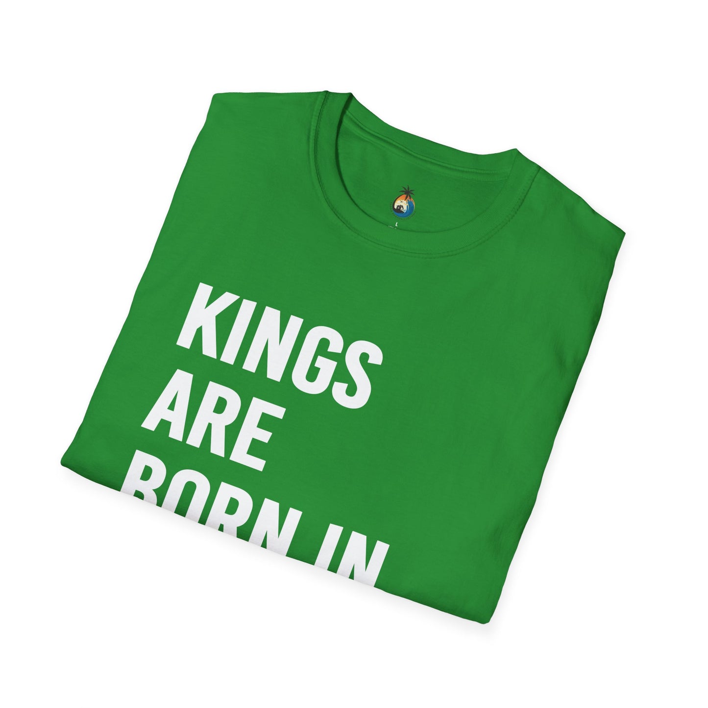 Kings Are Born In August T-Shirt, Unisex Softstyle Tee