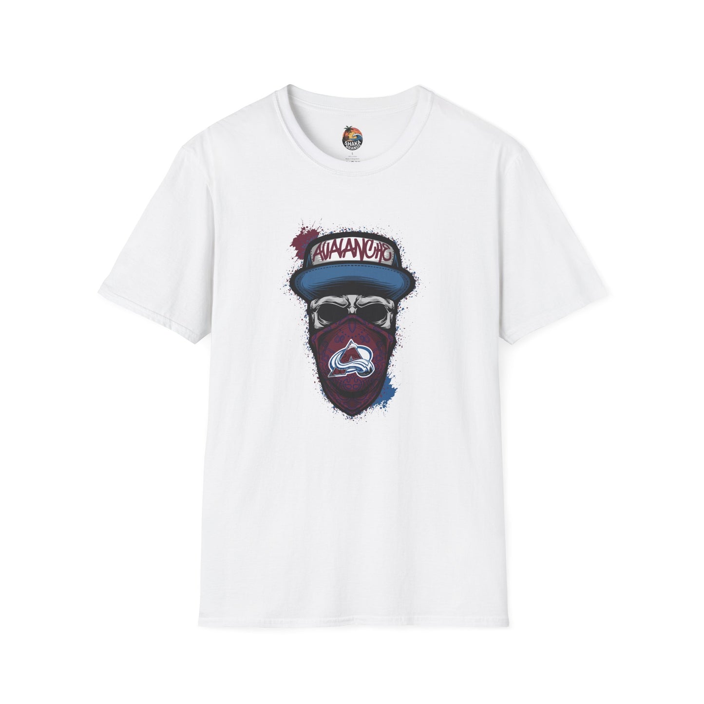 Avalanche Masked Skull T-Shirt with Cool Design, Trendy Casual Wear, Perfect Gift for Fans, Streetwear, Summer Fashion