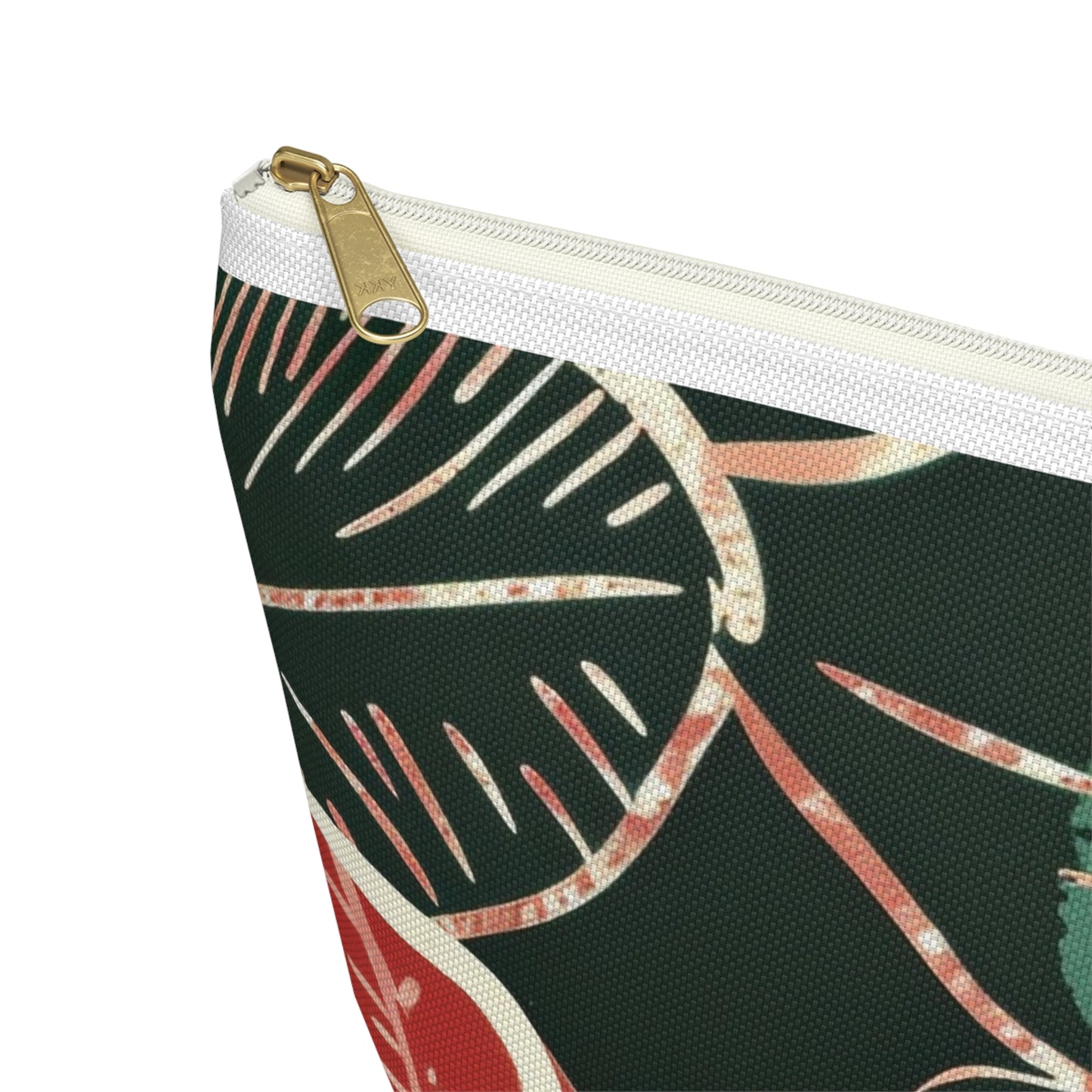 Tropical Print Accessory Pouch, Floral Makeup Bag, Travel Organizer, Gift for Her, Boho Style, Summer Vibe, Toiletry Bag