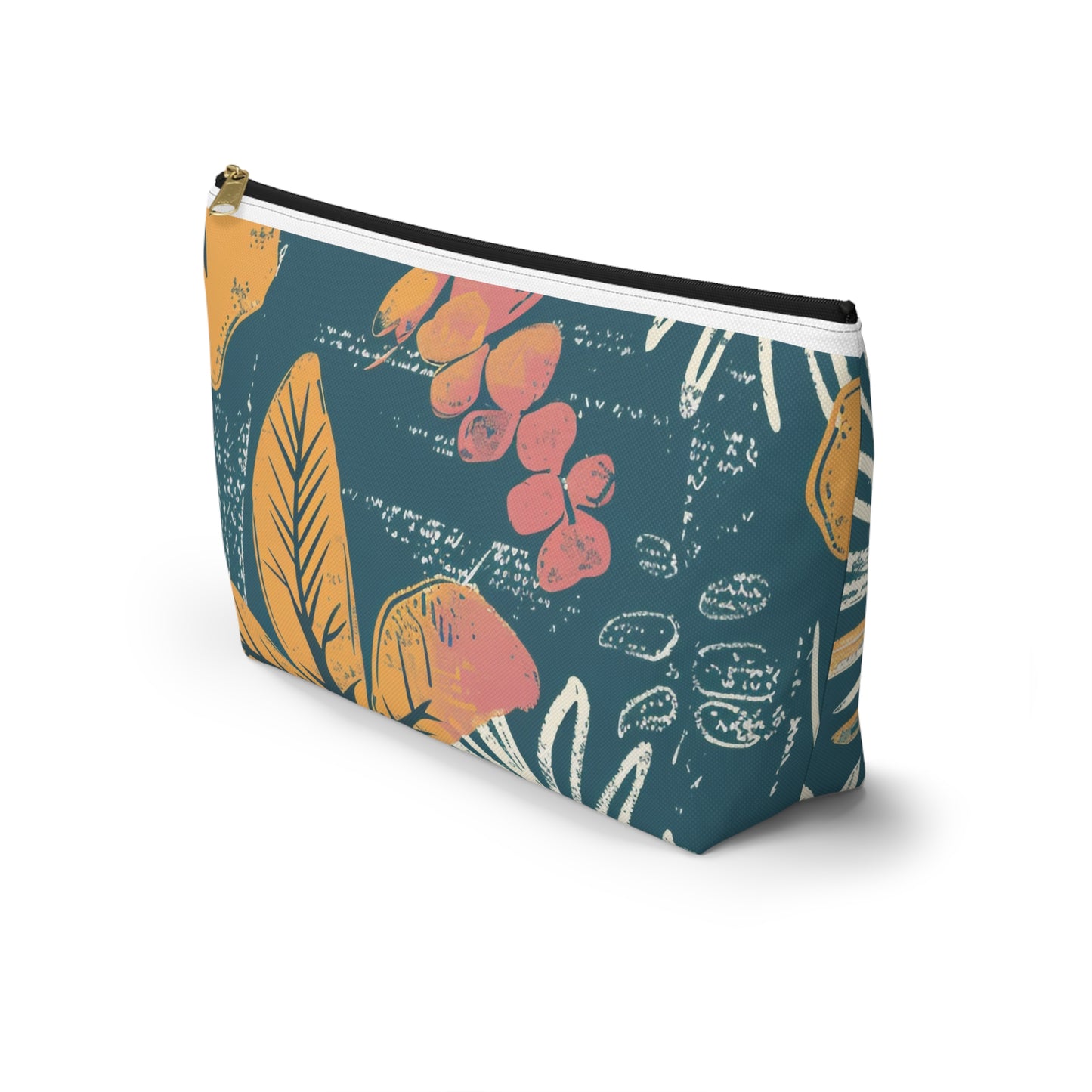 Tropical Floral Accessory Pouch | Makeup Bag, Travel Organizer, Pencil Case, Gift for Her, Summer Vibes