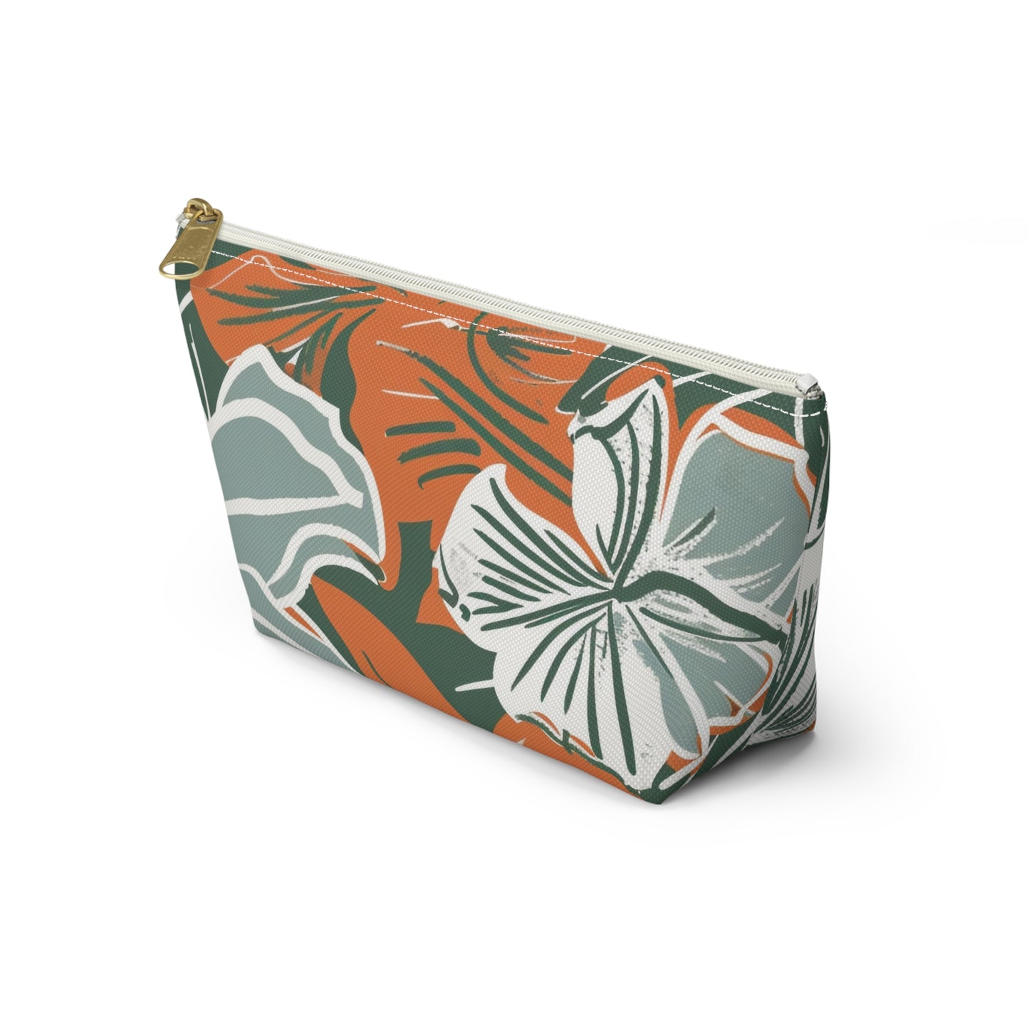 Floral Accessory Pouch, Travel Organizer, Makeup Bag, Gift for Her, Tropical Vibe, Cosmetic Pouch, Essentials Holder