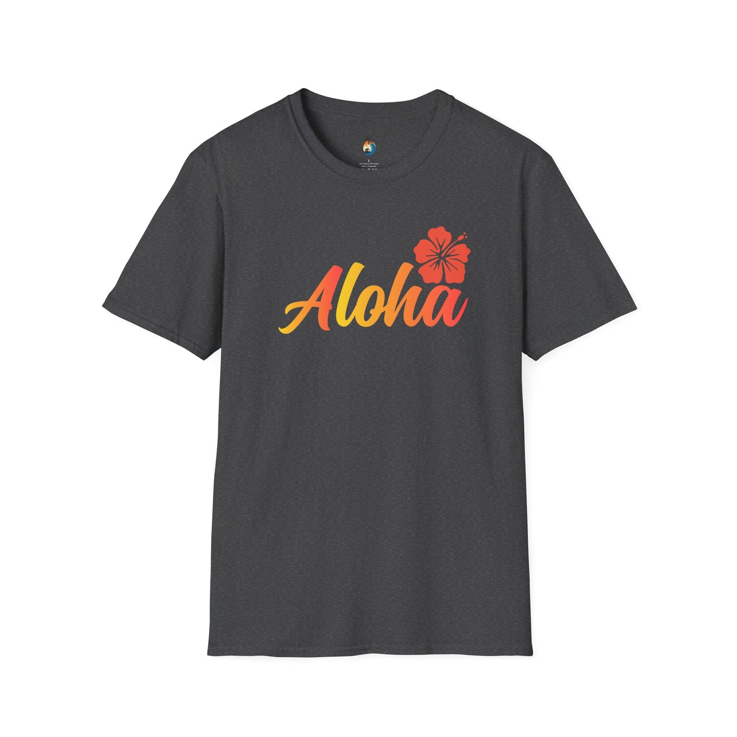Aloha Floral Unisex T-Shirt, Beachwear, Summer Vibe, Vacation Tee, Tropical Gift, Casual Wear