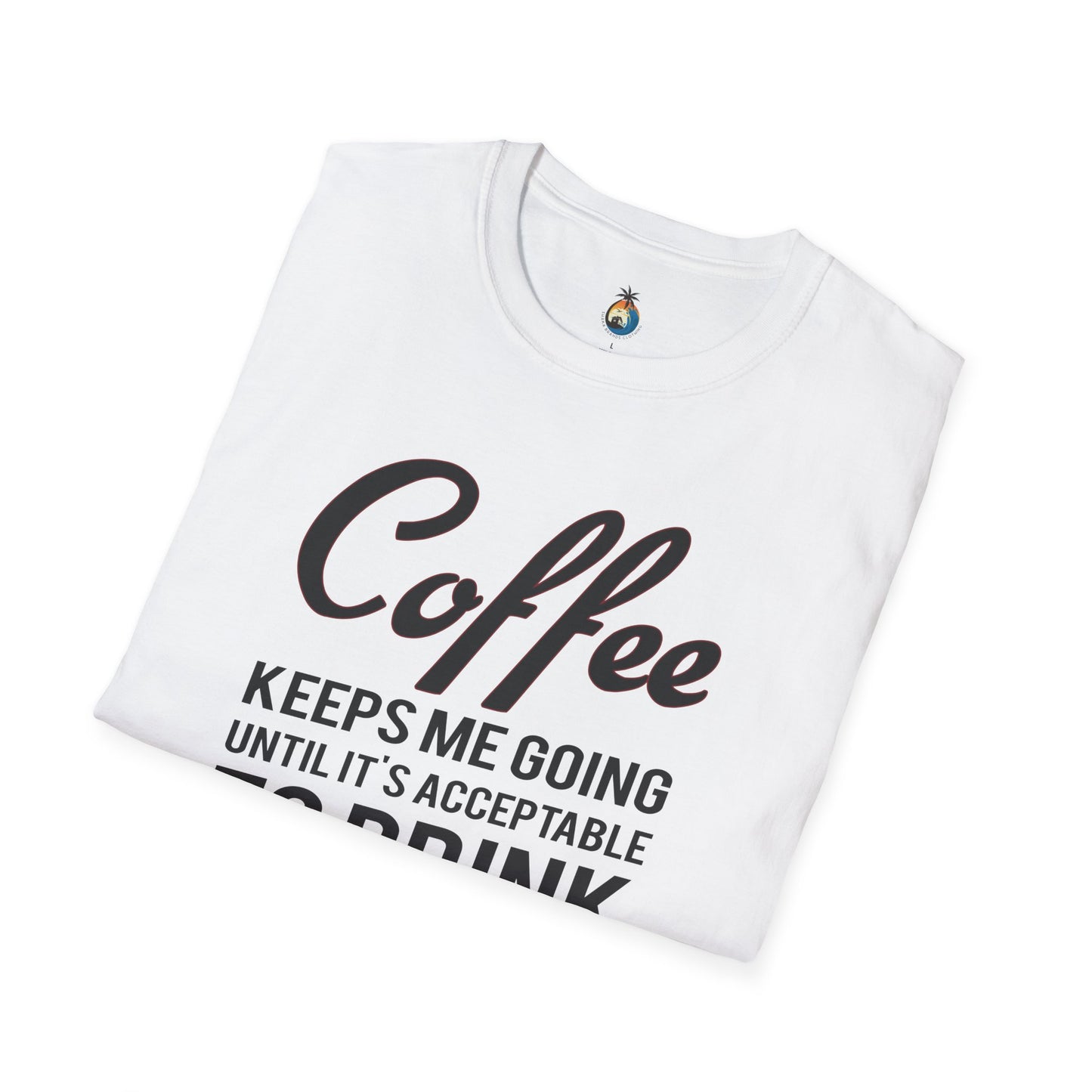 Coffee Wine Humor T-Shirt, Funny Gift, Unisex Casual Tee, Wine Lover Apparel, Coffee Addict Shirt, Birthday Present