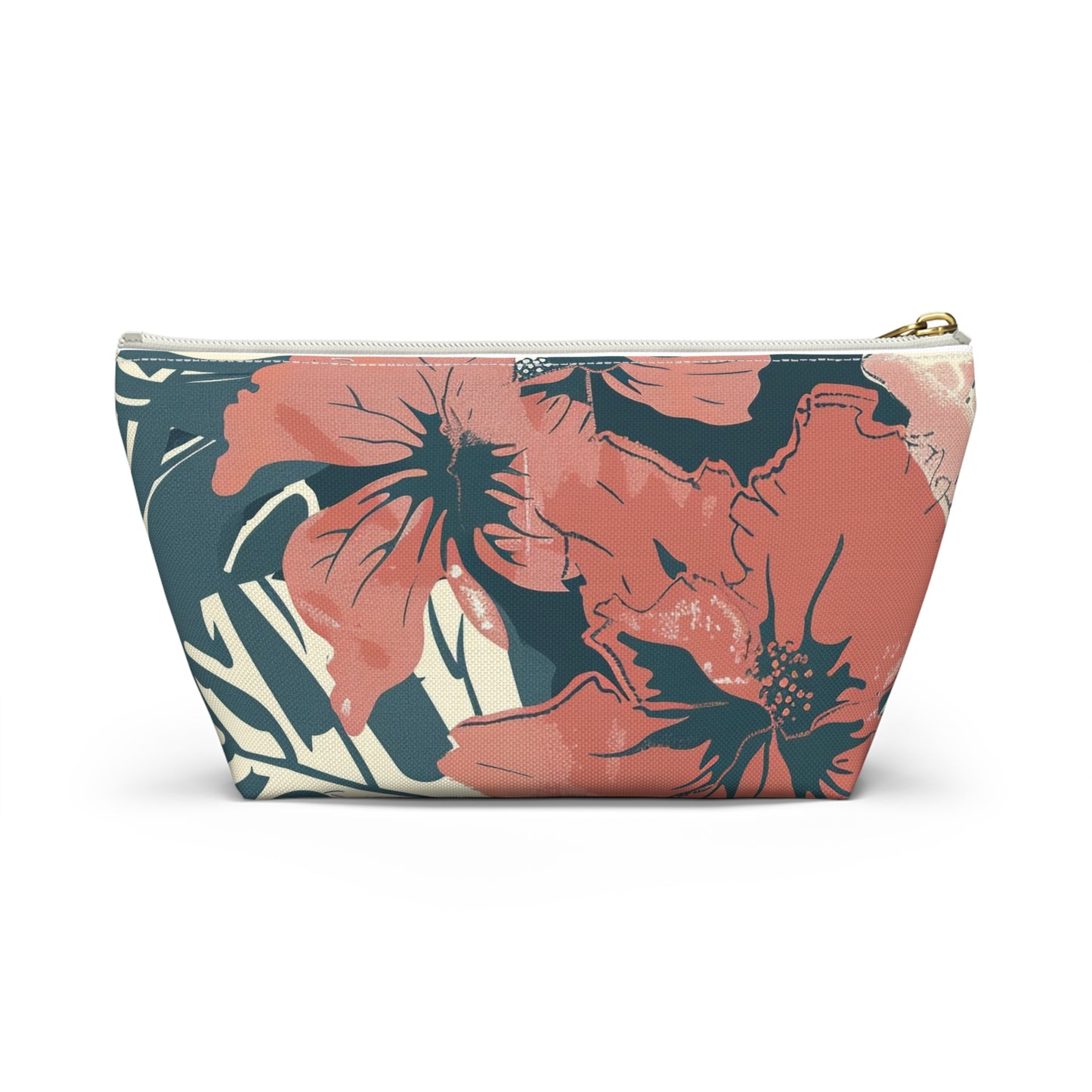 Tropical Floral Accessory Pouch | Makeup Bag, Travel Organizer, Toiletry Case, Gift Idea, Summer Essentials