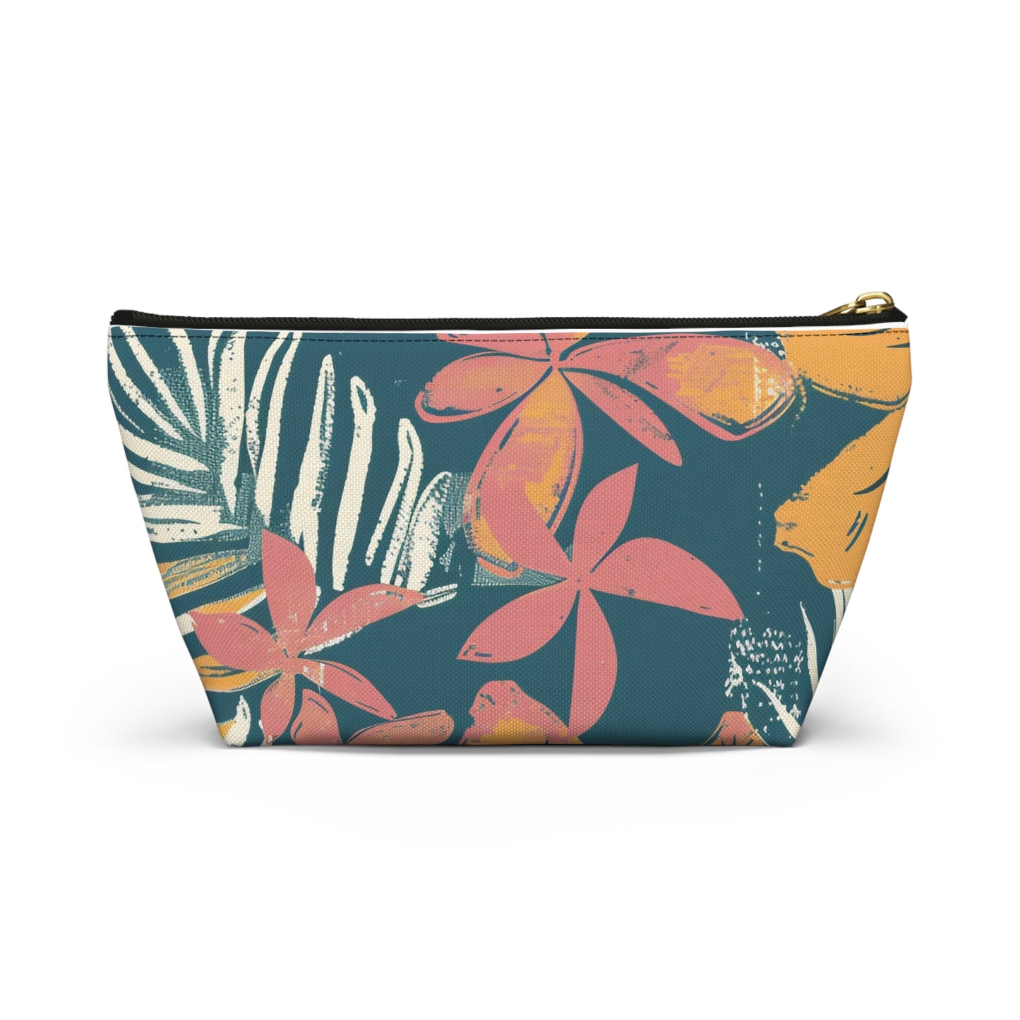Tropical Floral Accessory Pouch | Makeup Bag, Travel Organizer, Pencil Case, Gift for Her, Summer Vibes