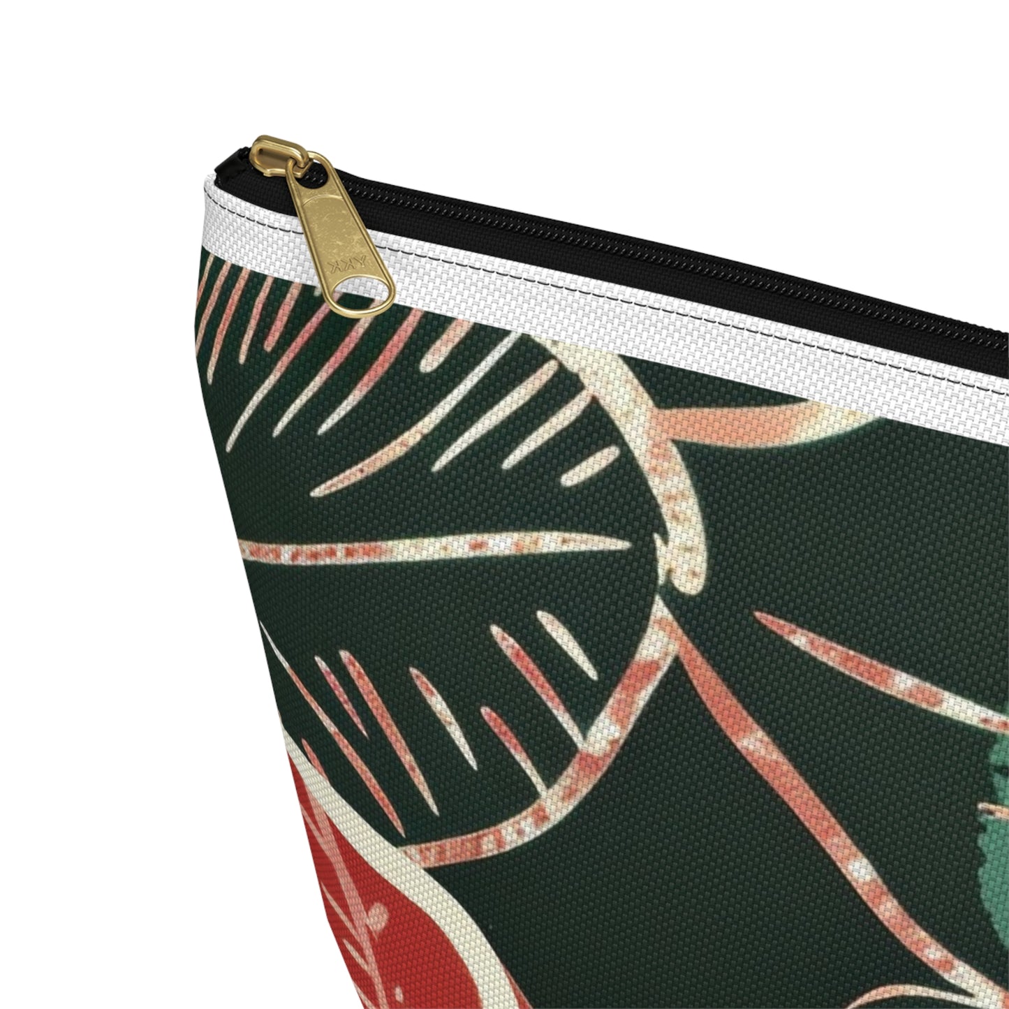 Tropical Print Accessory Pouch, Floral Makeup Bag, Travel Organizer, Gift for Her, Boho Style, Summer Vibe, Toiletry Bag