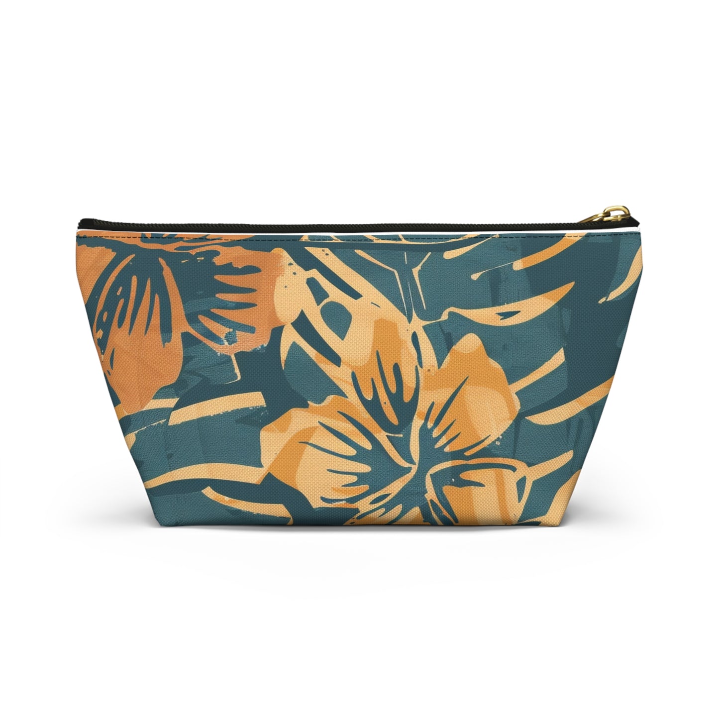 Tropical Floral Accessory Pouch, Makeup Bag, Toiletry Organizer, Clutch Purse, Summer Gift, Travel Essentials