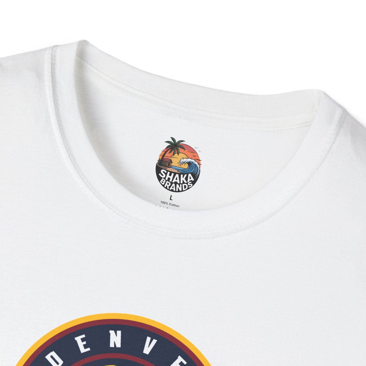 Denver Nuggets Unisex Softstyle T-Shirt, Basketball Fan Gear, Sports Apparel, Game Day Shirt, Gift for Nuggets Fans