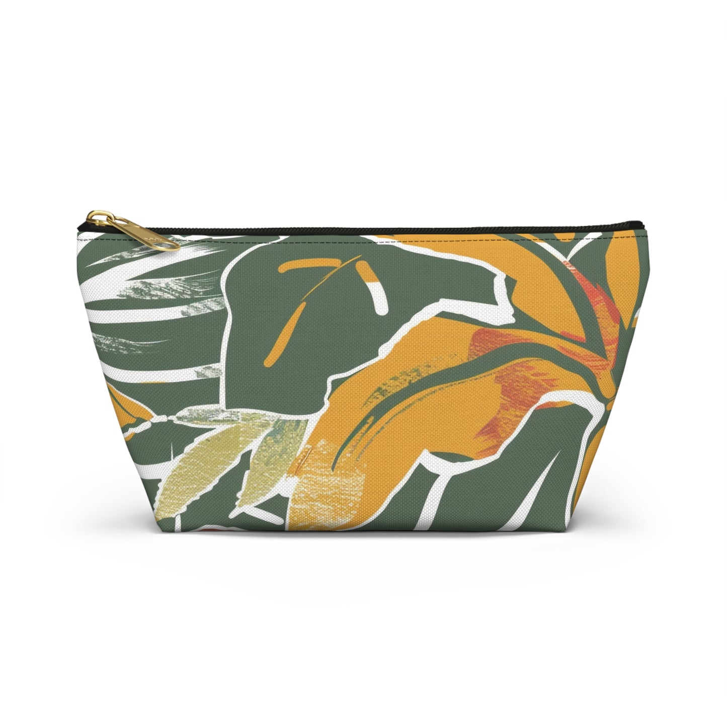 Tropical Accessory Pouch, Eco-Friendly Makeup Bag, Travel Organizer, Floral Storage Case, Gift for Her, Functional Purse