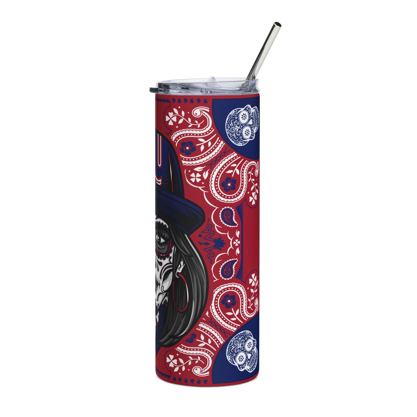 Giants Sugar Skull 20 oz Tumbler – Sublimated, Double-Walled