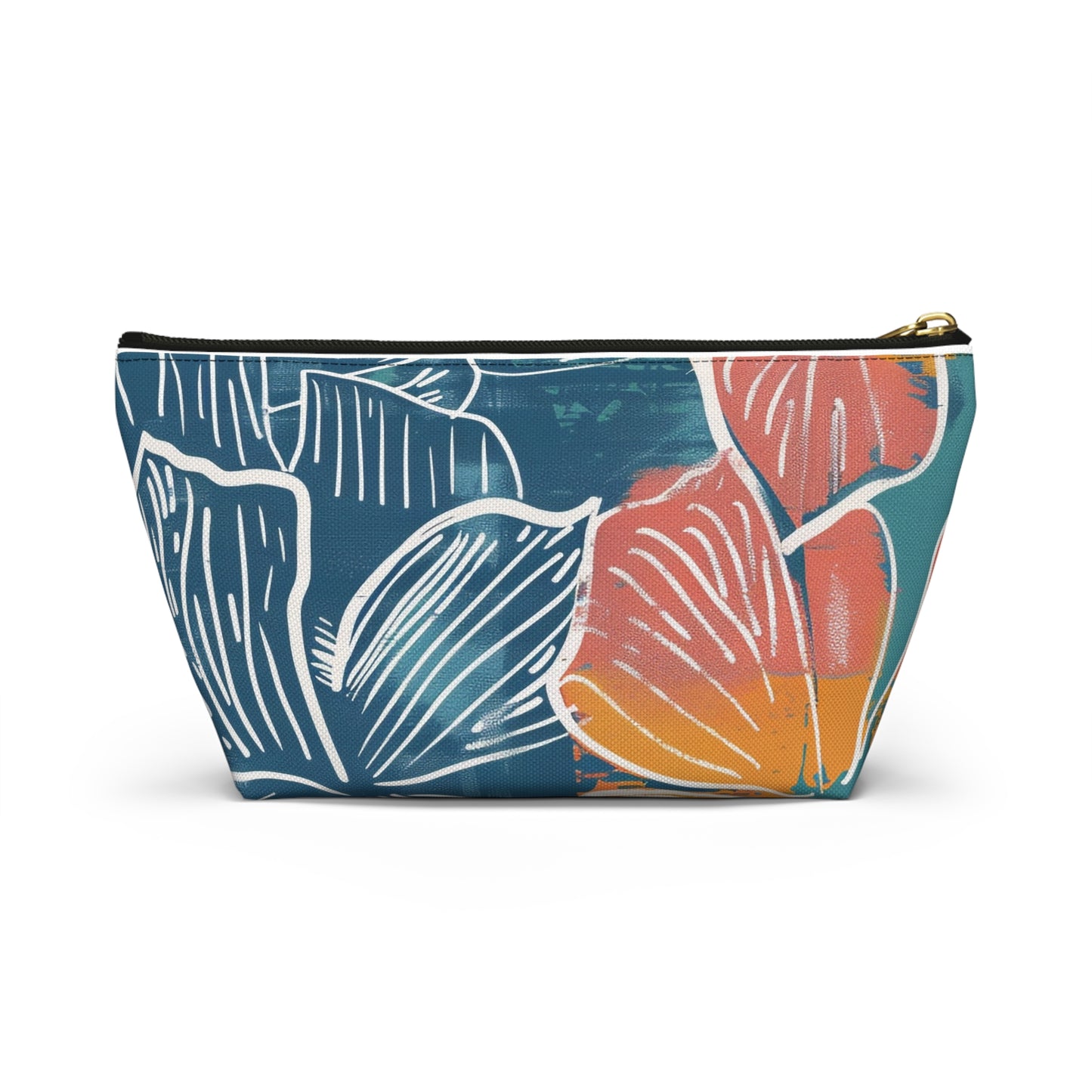 Tropical Floral Accessory Pouch | Chic Travel Bag, Makeup Organizer, Gift for Her, Summer Vibes, Eco-Friendly Design