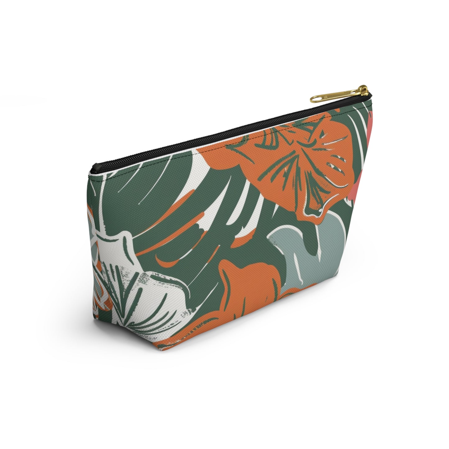 Floral Accessory Pouch, Travel Organizer, Makeup Bag, Gift for Her, Tropical Vibe, Cosmetic Pouch, Essentials Holder
