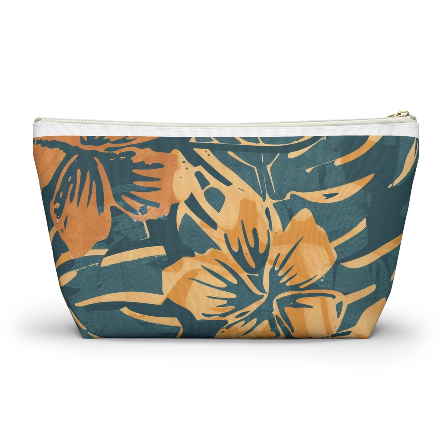 Tropical Floral Accessory Pouch, Makeup Bag, Toiletry Organizer, Clutch Purse, Summer Gift, Travel Essentials