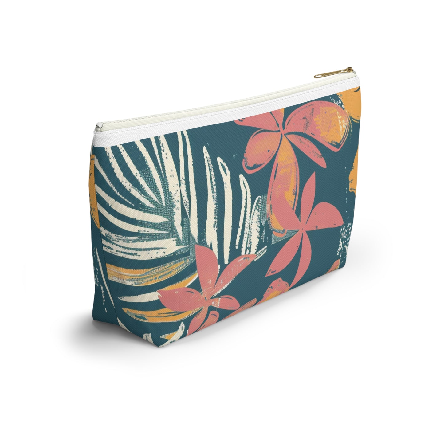 Tropical Floral Accessory Pouch | Makeup Bag, Travel Organizer, Pencil Case, Gift for Her, Summer Vibes