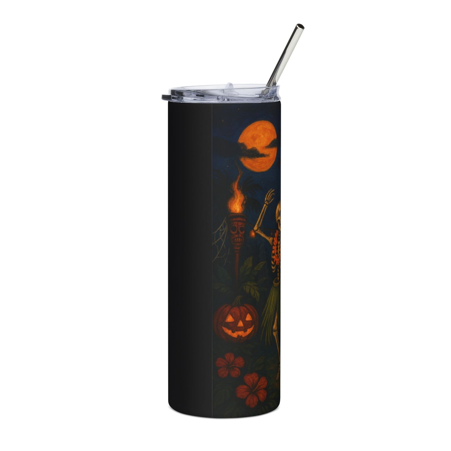 Halloween-themed Stainless Steel Tumbler, 20oz, Spooky Drinkware