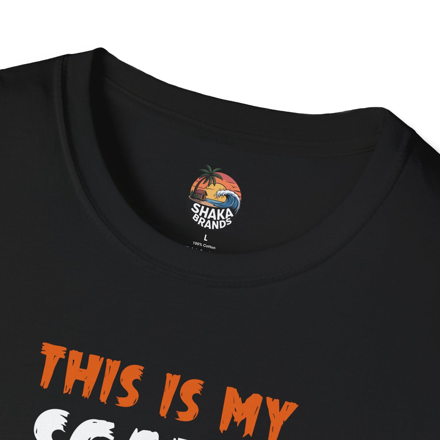 Shaka Brands | Halloween T‑Shirt | “This Is My Scary Activist Costume” | Unisex | Soft Cotton Blend | Sizes S–2XL
