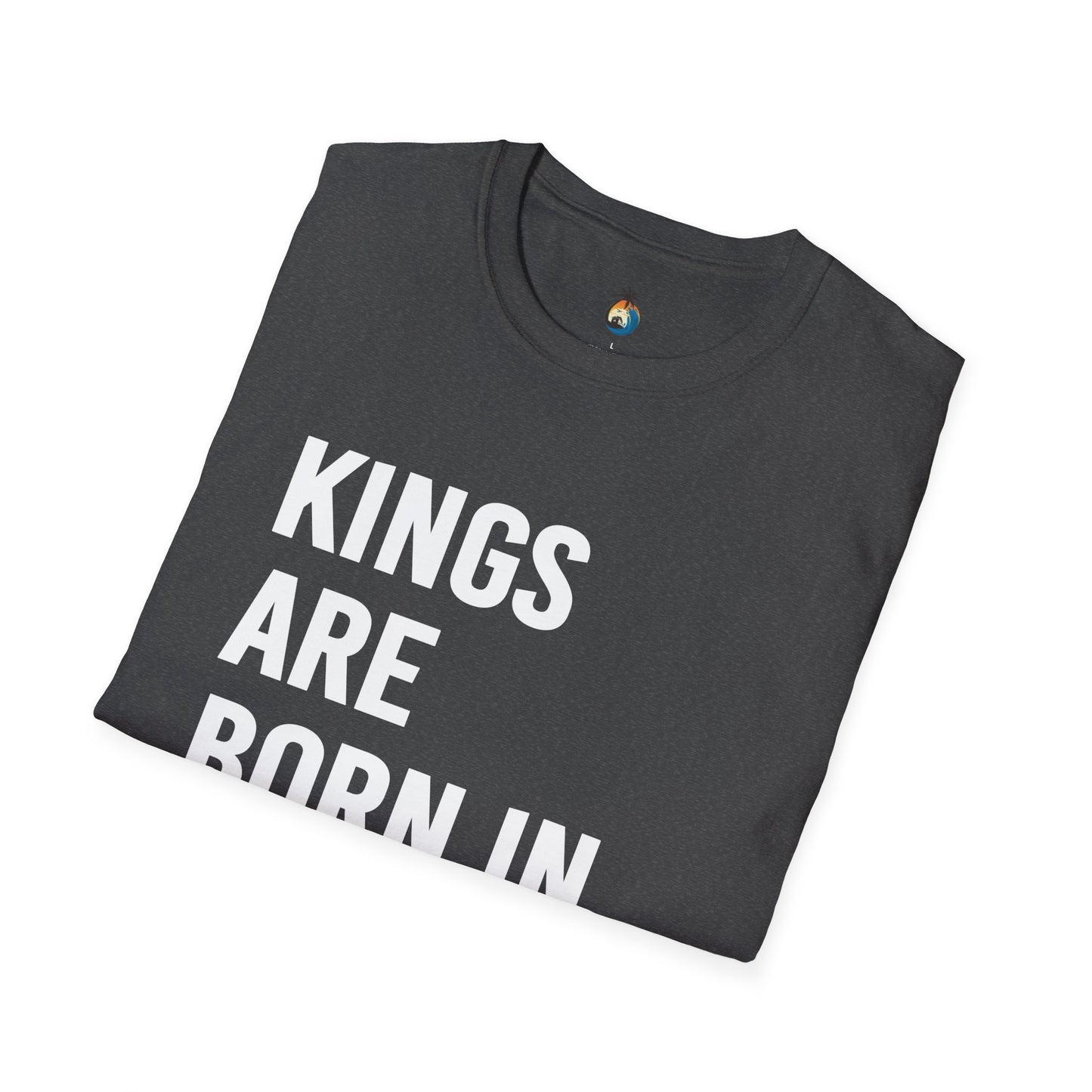 Kings Are Born In August T-Shirt, Unisex Softstyle Tee