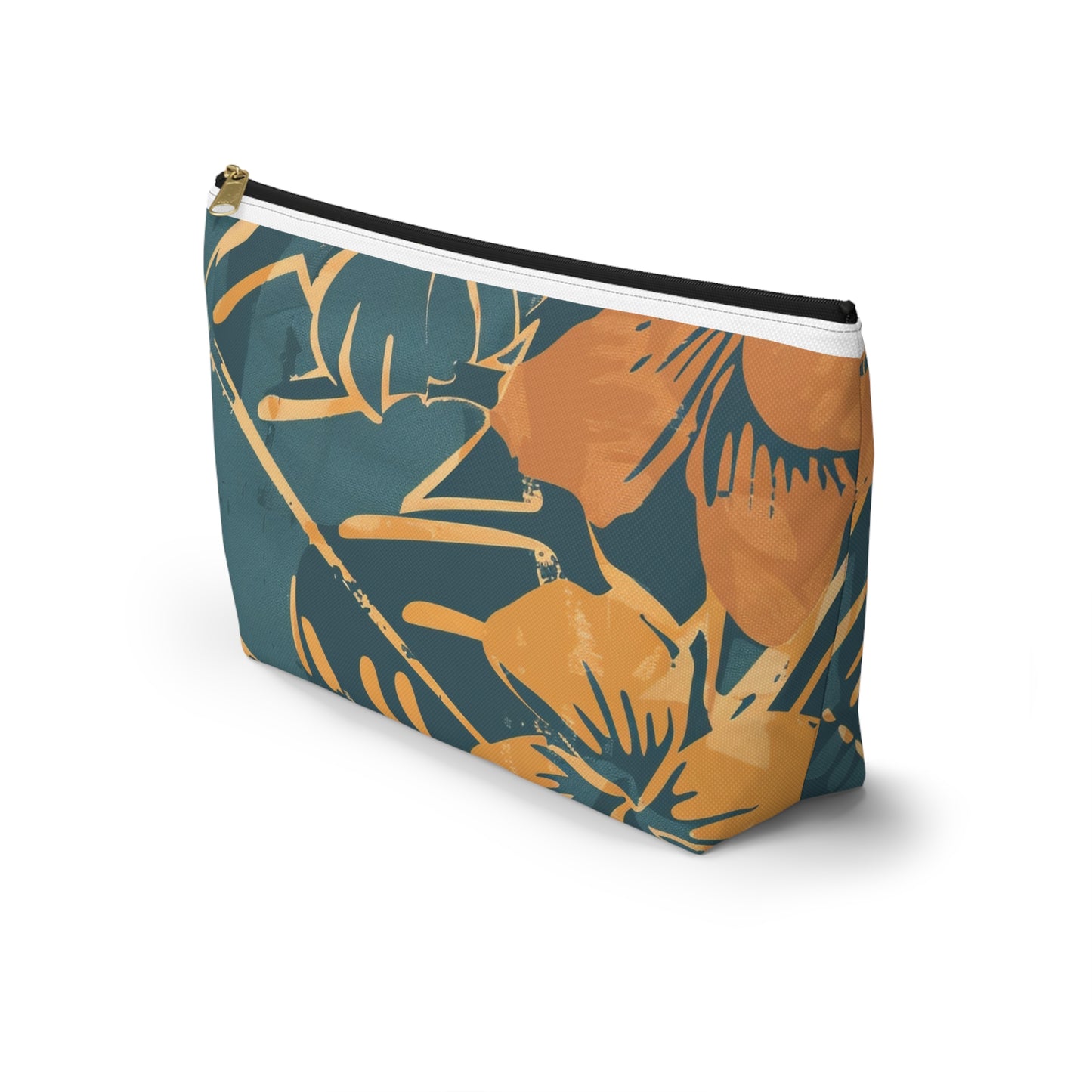 Tropical Floral Accessory Pouch, Makeup Bag, Toiletry Organizer, Clutch Purse, Summer Gift, Travel Essentials