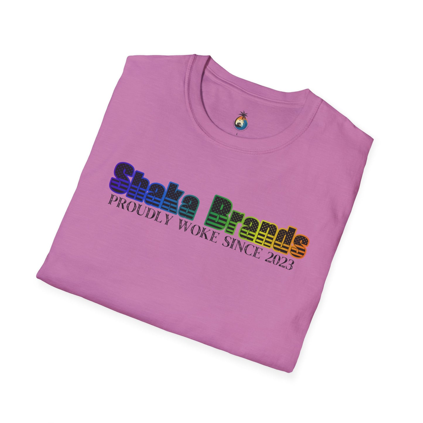 Proudly Woke Unisex T-Shirt - LGBTQ+ Pride, Funny Gift for Friends, Casual Wear, Everyday Tee, Statement Shirt