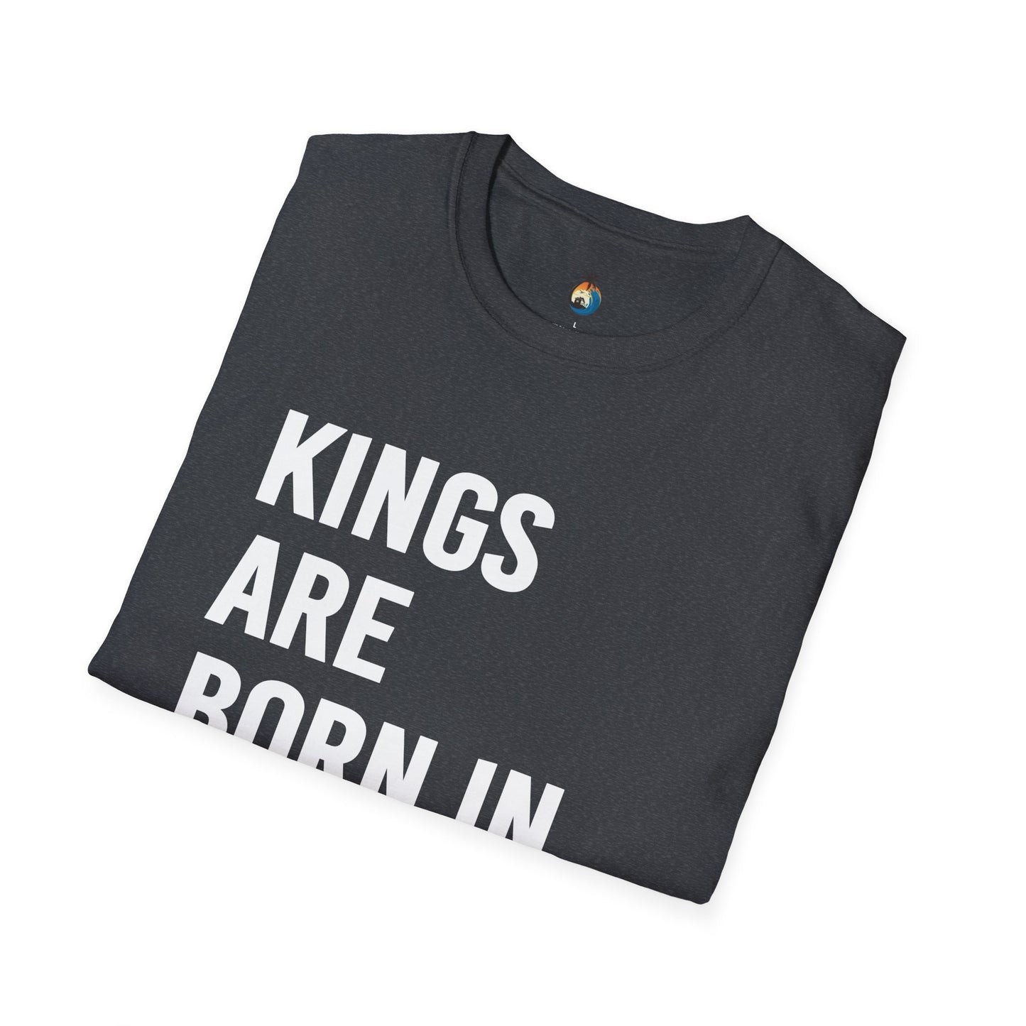 Kings Are Born In August T-Shirt, Unisex Softstyle Tee