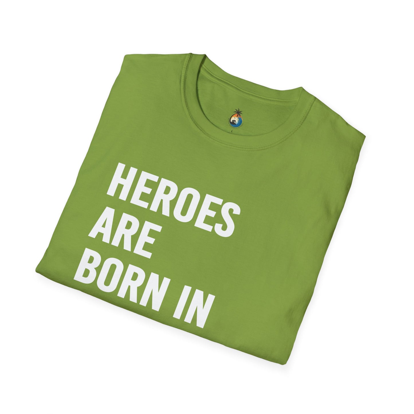 Heroes Are Born in September Unisex T-Shirt, Birthday Gift, Casual Wear, September Celebration, Hero Theme