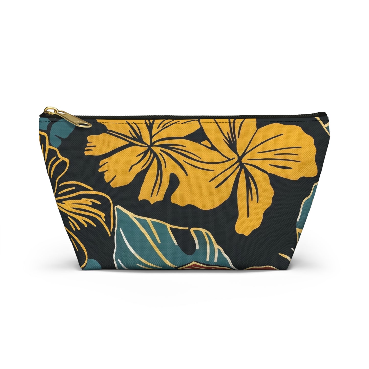 Tropical Floral Accessory Pouch | Makeup Bag, Travel Organizer, Zip Pouch, Gift for Her, Summer Vibe