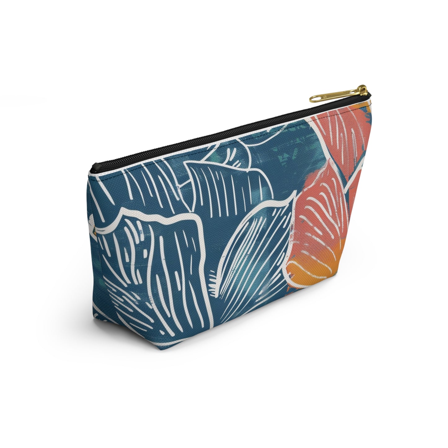 Tropical Floral Accessory Pouch | Chic Travel Bag, Makeup Organizer, Gift for Her, Summer Vibes, Eco-Friendly Design