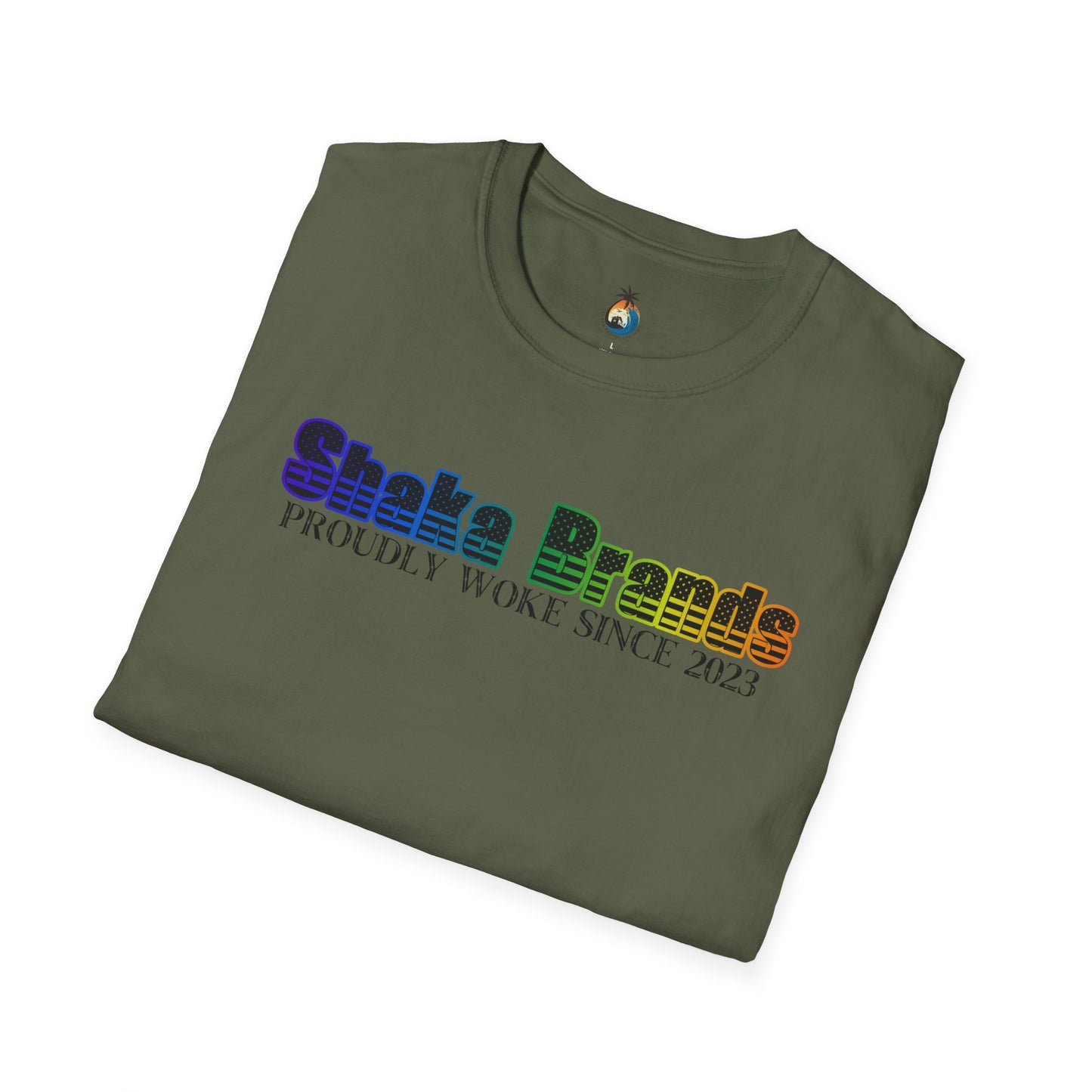 Proudly Woke Unisex T-Shirt - LGBTQ+ Pride, Funny Gift for Friends, Casual Wear, Everyday Tee, Statement Shirt