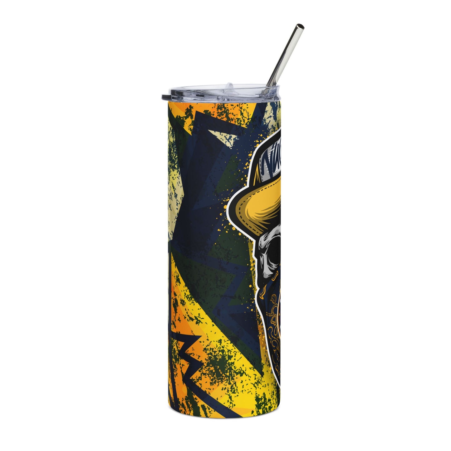 Nuggets Skull 20oz Stainless Steel Skinny Tumbler