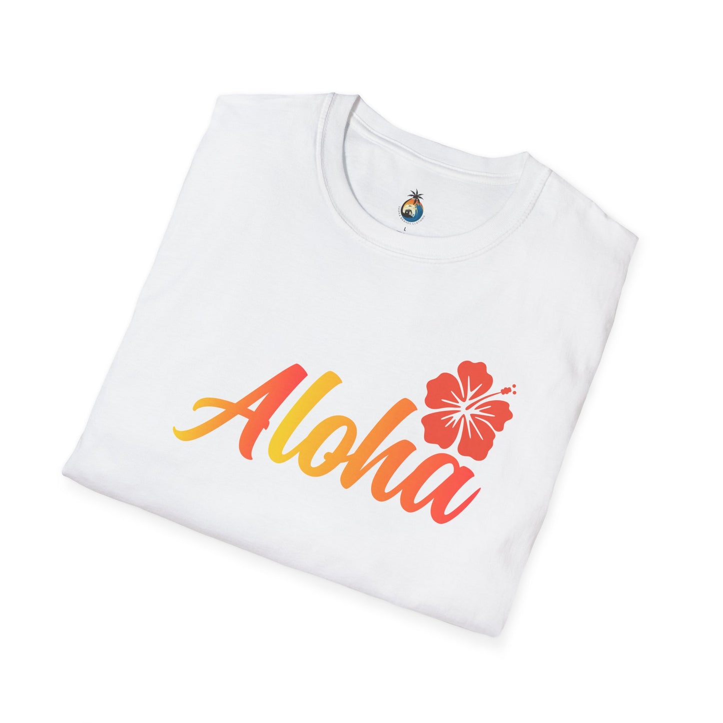 Aloha Floral Unisex T-Shirt, Beachwear, Summer Vibe, Vacation Tee, Tropical Gift, Casual Wear