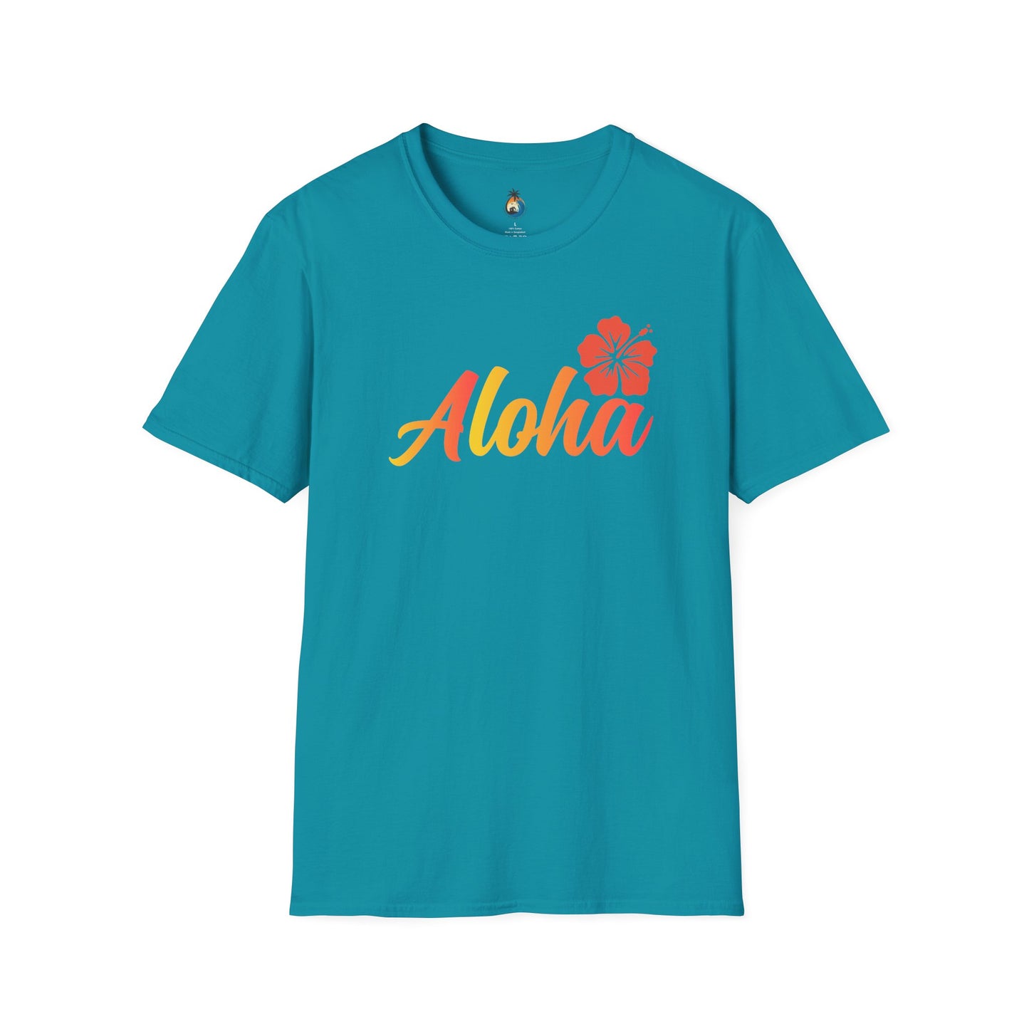 Aloha Floral Unisex T-Shirt, Beachwear, Summer Vibe, Vacation Tee, Tropical Gift, Casual Wear