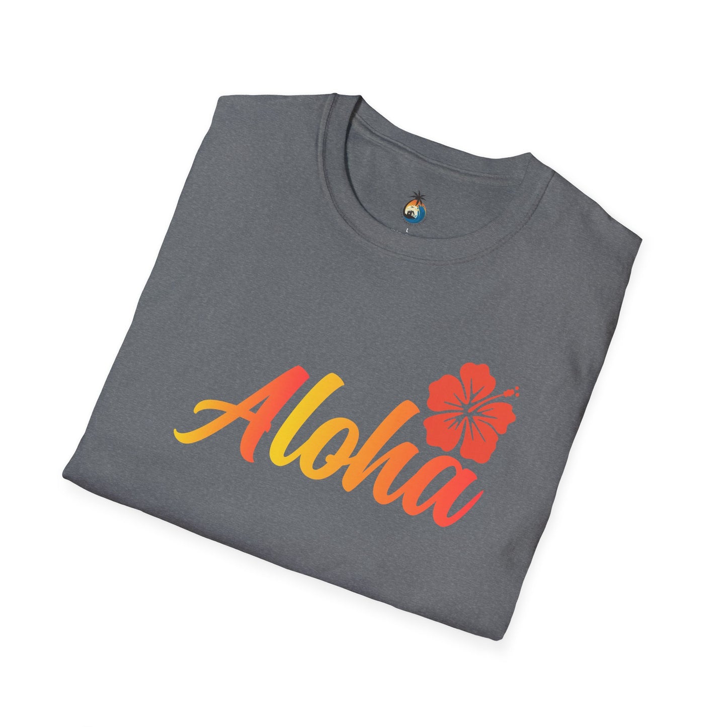 Aloha Floral Unisex T-Shirt, Beachwear, Summer Vibe, Vacation Tee, Tropical Gift, Casual Wear