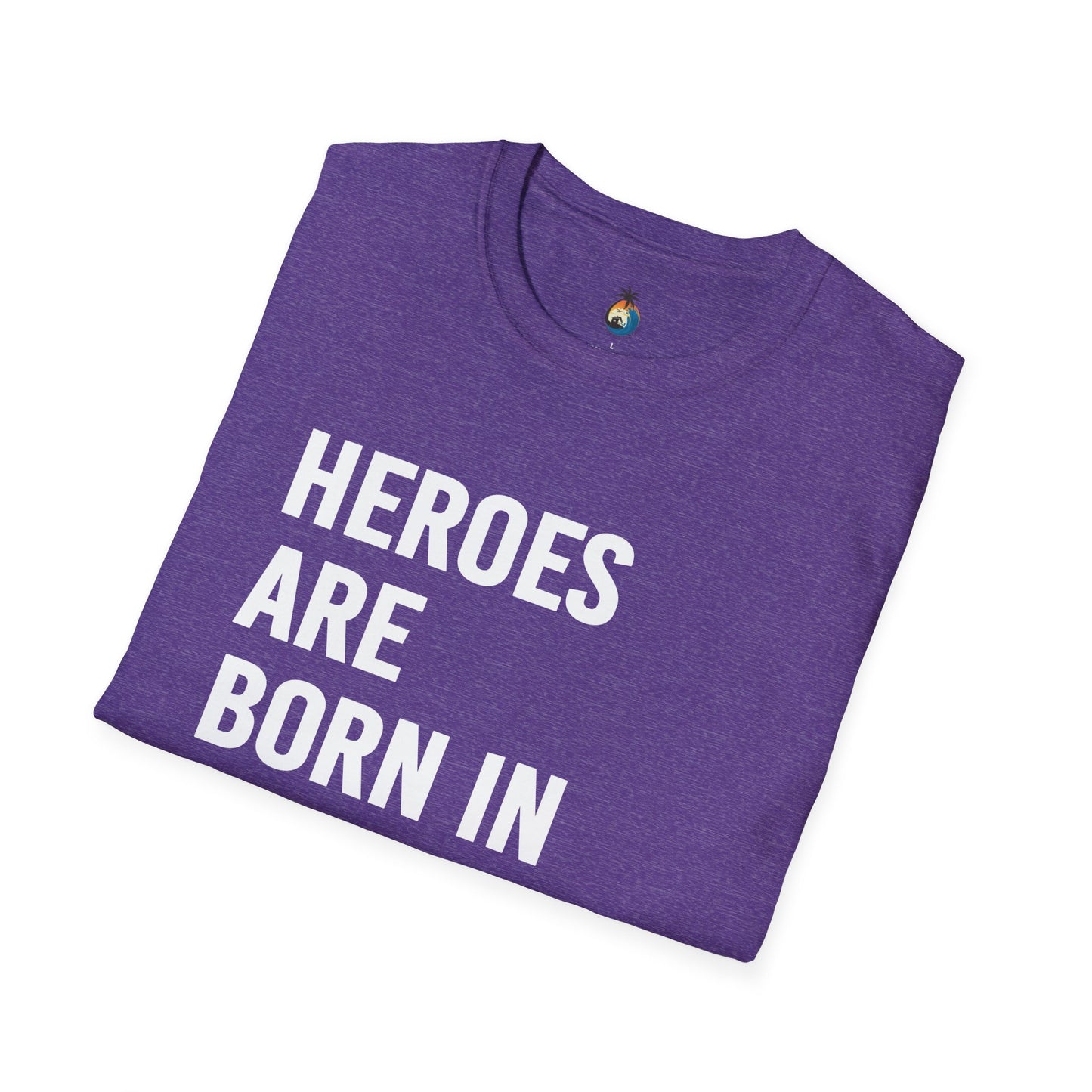 Heroes Are Born in September Unisex T-Shirt, Birthday Gift, Casual Wear, September Celebration, Hero Theme