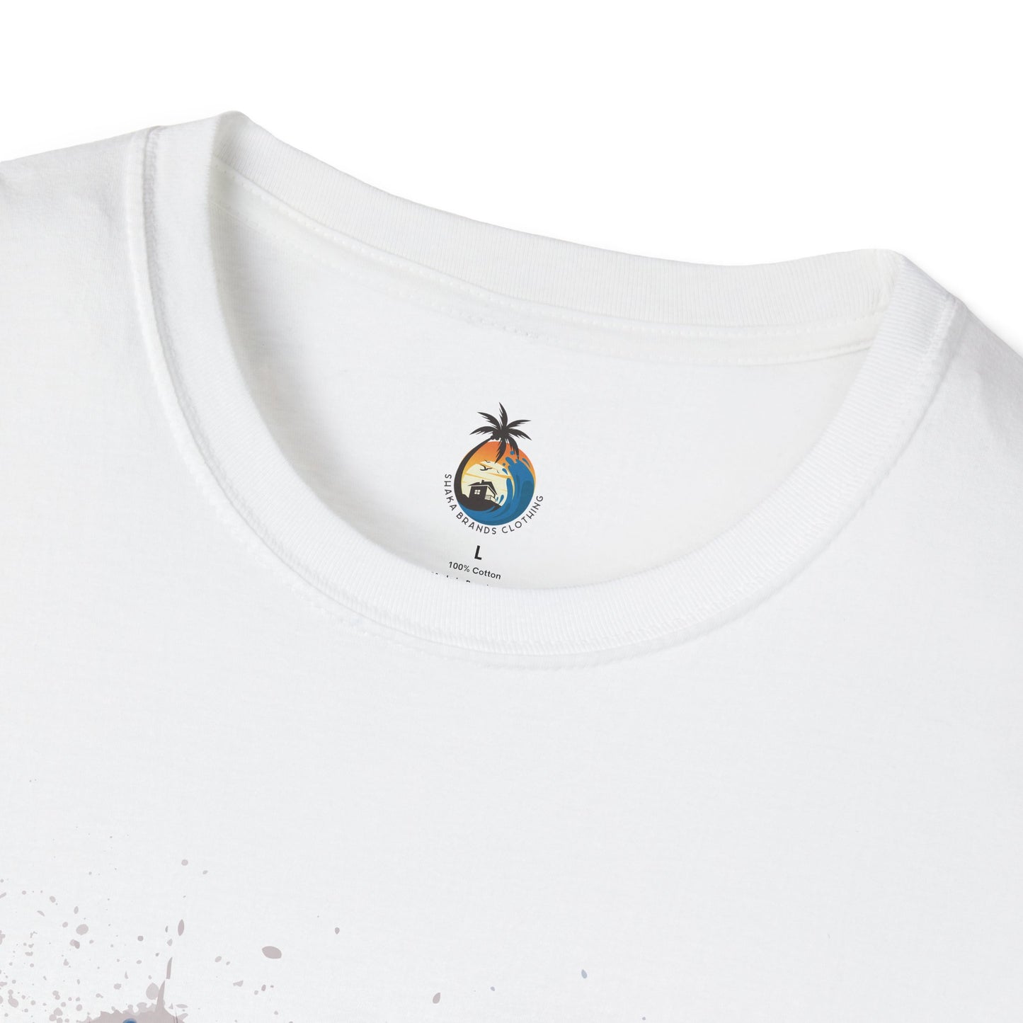 Avalanche Eye T-Shirt, Unisex Softstyle Tee, Unique Gift, Casual Wear, Art Lover Apparel, Creative Style