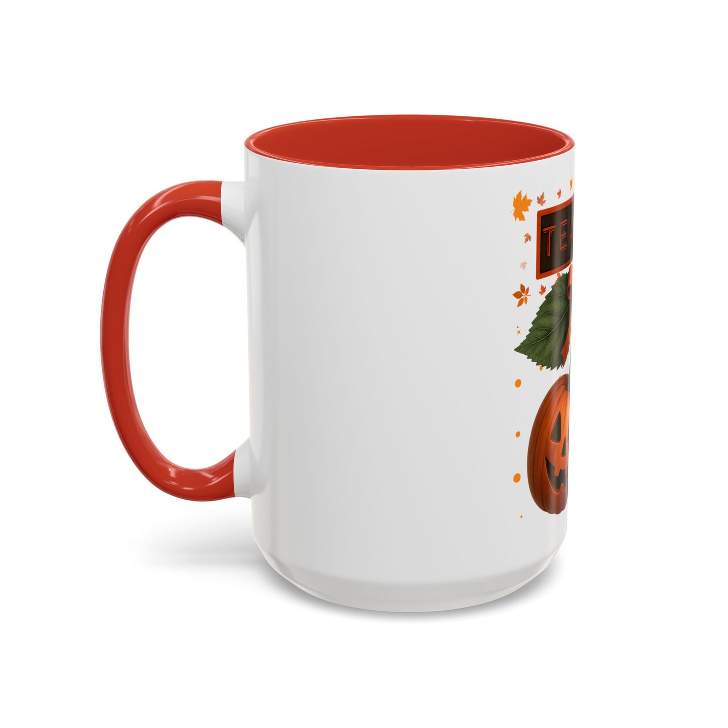 Halloween Teacher Coffee Mug | Pumpkin Autumn Decor | Cute Seasonal Gift for Educators | 11 & 15oz Ceramic Cups