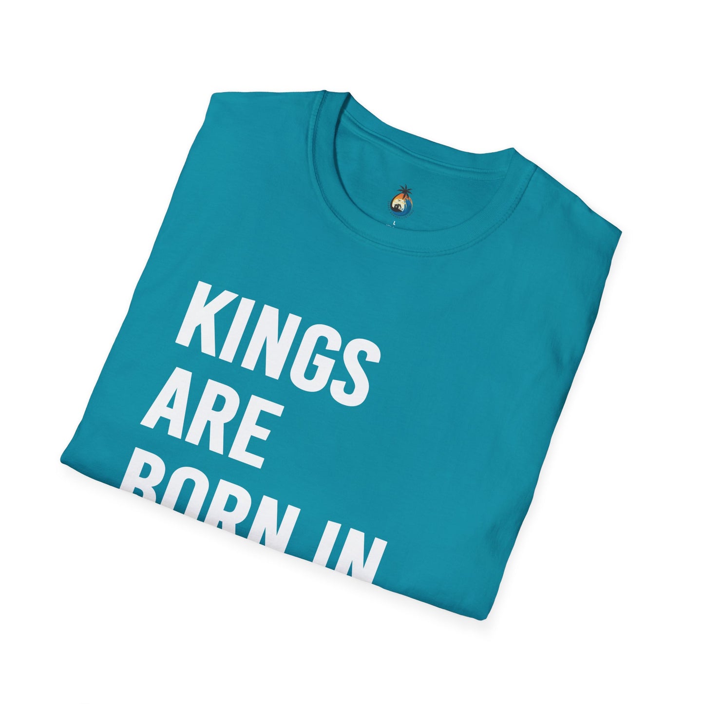 Kings Are Born In August T-Shirt, Unisex Softstyle Tee