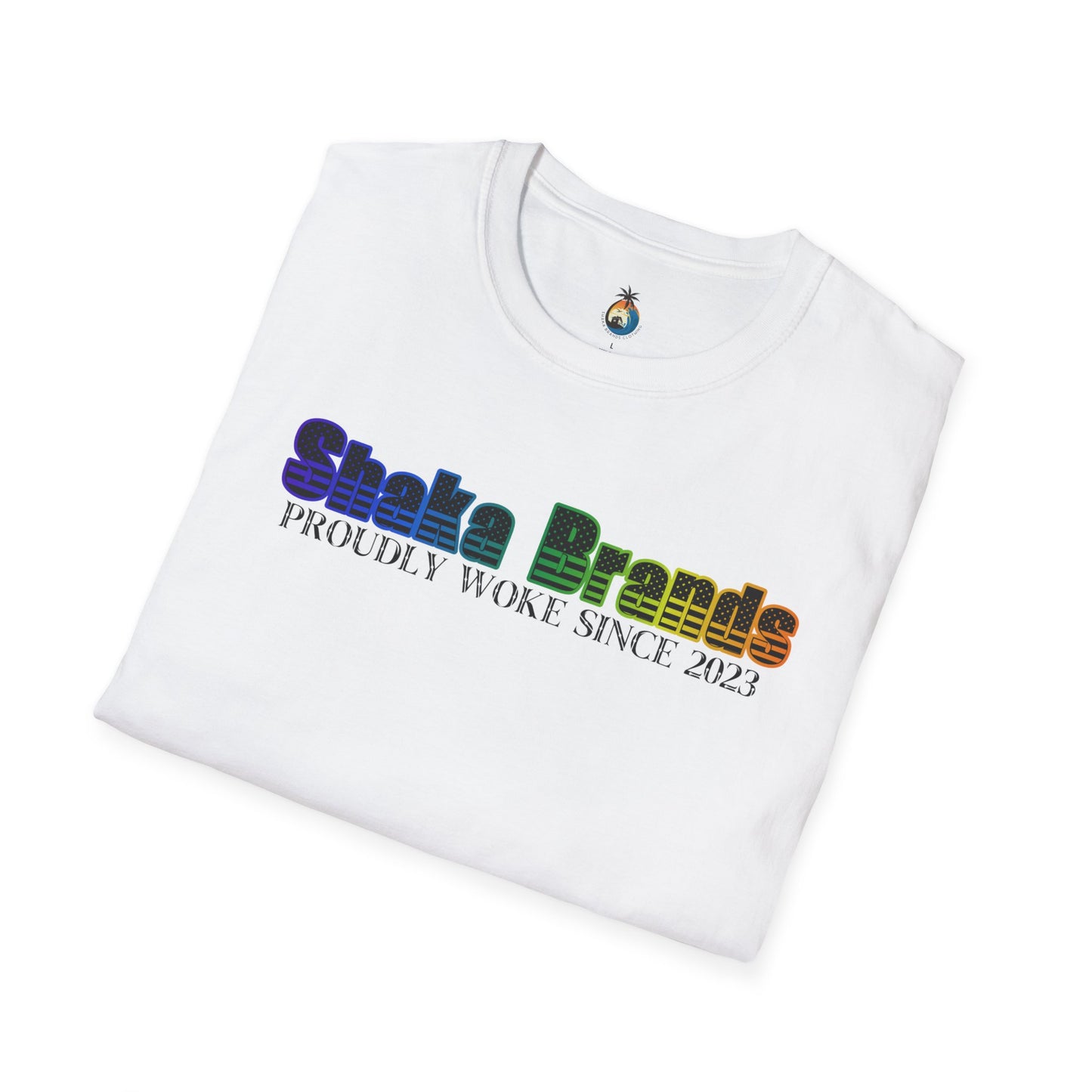 Proudly Woke Unisex T-Shirt - LGBTQ+ Pride, Funny Gift for Friends, Casual Wear, Everyday Tee, Statement Shirt