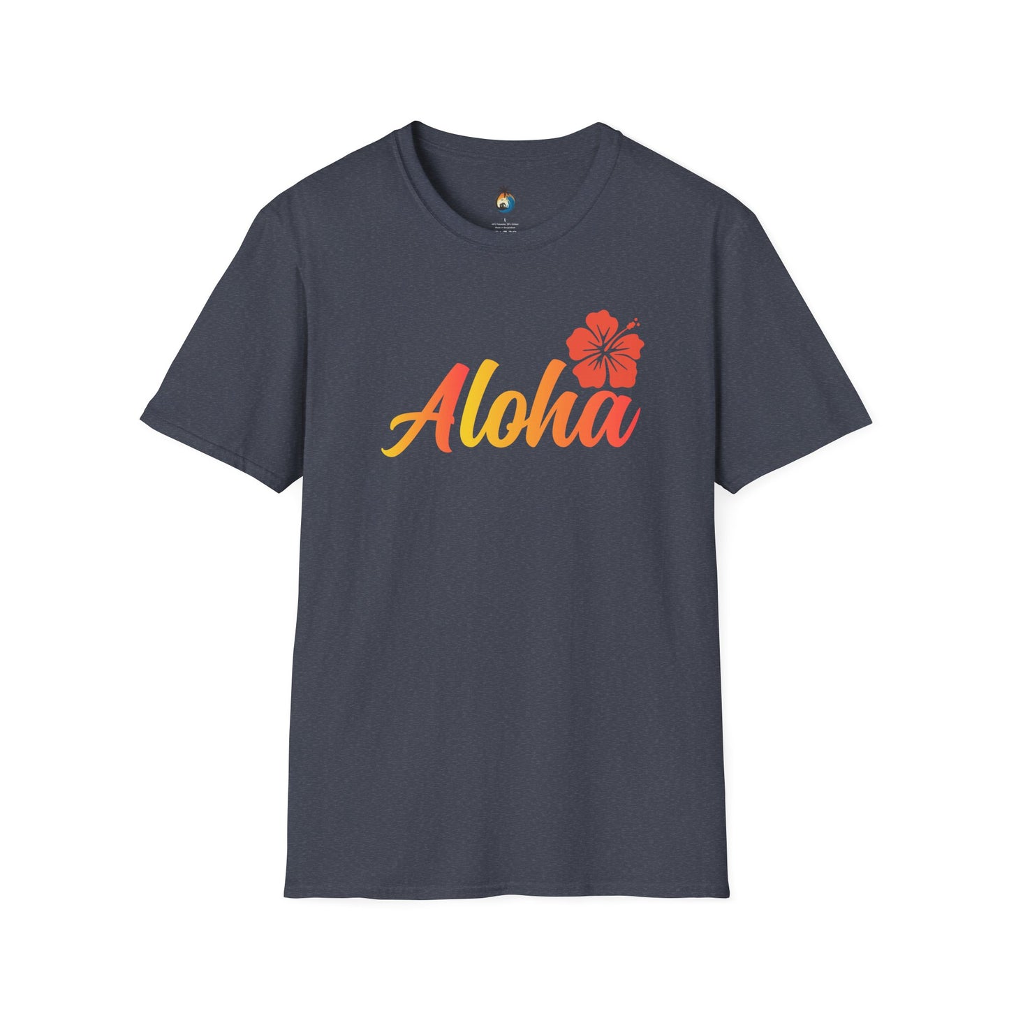 Aloha Floral Unisex T-Shirt, Beachwear, Summer Vibe, Vacation Tee, Tropical Gift, Casual Wear