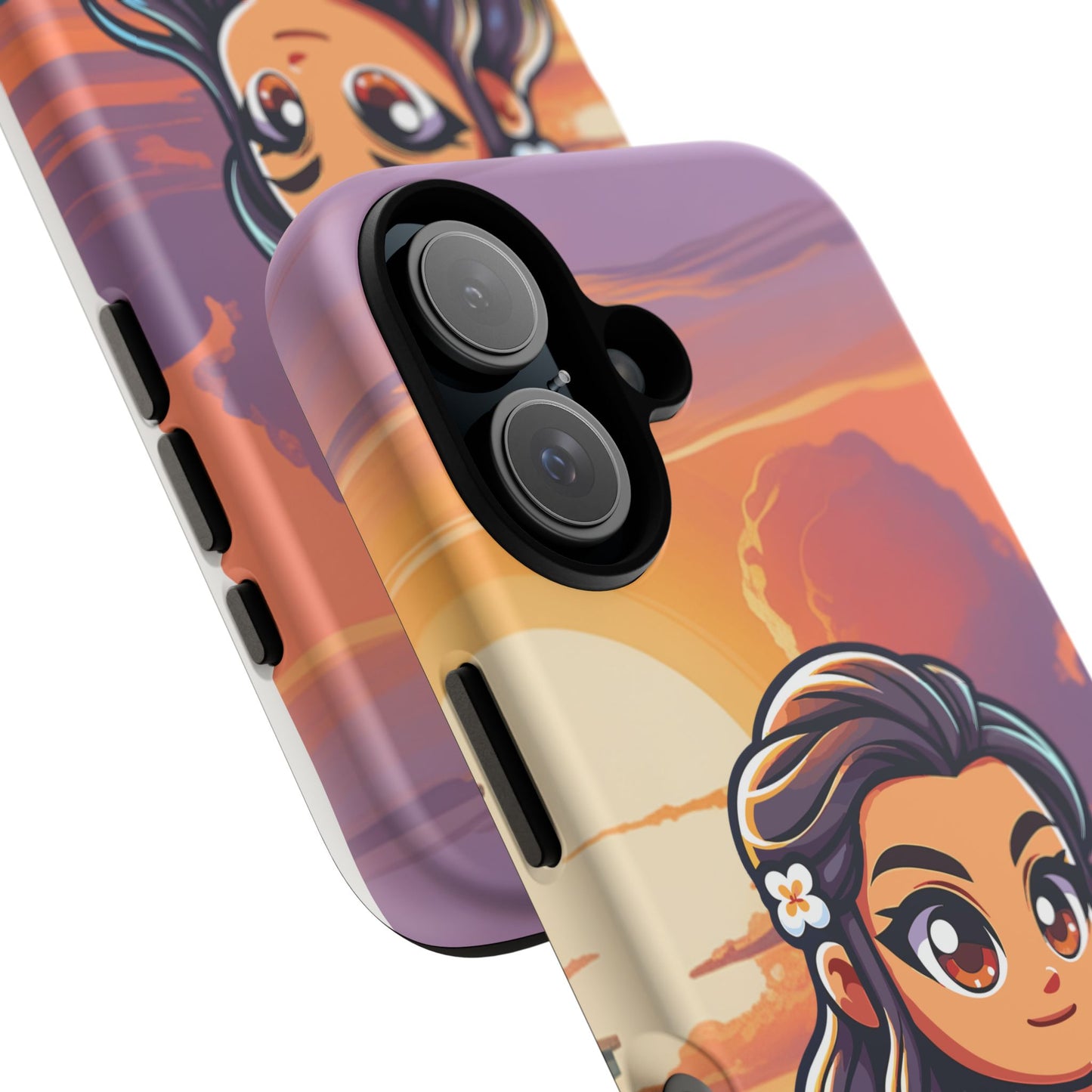 Charming Phone Case with Surfing Design, Trendy Phone Cover, Cute Cartoon Phone Case, Gift for Ocean Lovers, Summer Vibe Accessory