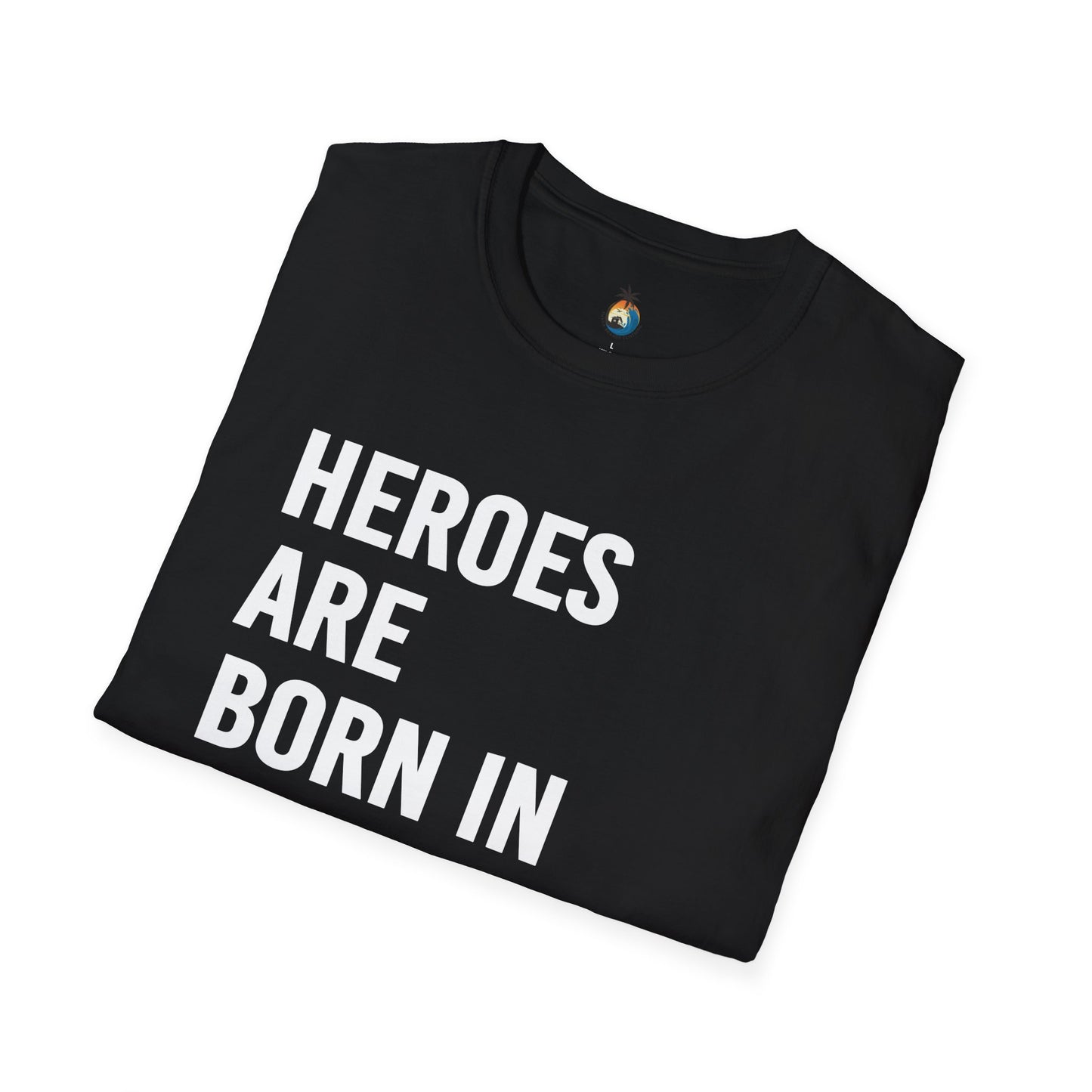 Heroes Are Born in September Unisex T-Shirt, Birthday Gift, Casual Wear, September Celebration, Hero Theme