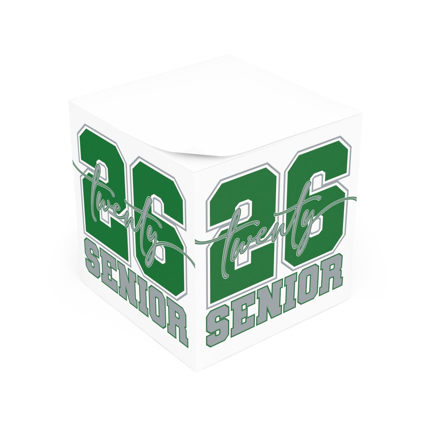 Class of 2026 Senior Note Cube for Graduation | Desk Decor, Graduation Gift, Student Keepsake, School Memories