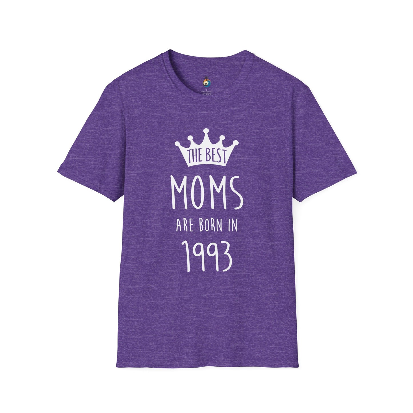 Best Moms Born in 1993 T-Shirt | Unisex Gift for Birthdays, Mother's Day, Casual Wear, Personalized Mom Tee